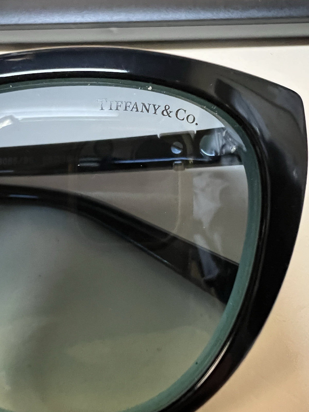 Tiffany & Co Black/Tiffany Blue Cat Eye Sunglasses TF4251  56mm Retail $400