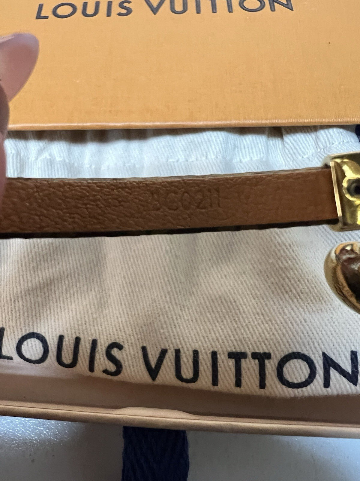 Louis Vuitton Crazy In Lock Charm Bracelet NIB Retail $440 Size 19 M 7.5”
