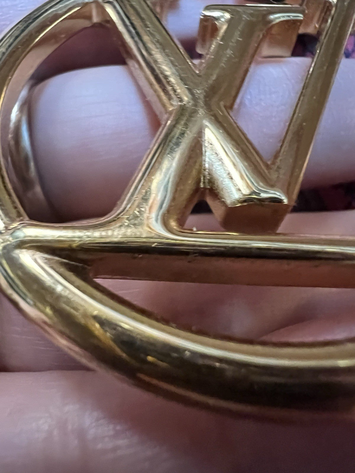 Louis Vuitton Louise GM Hoop Earrings Box Duster & Receipt Retail $740