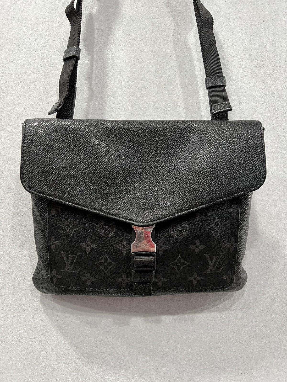 Louis Vuitton Outdoor Flap Messenger Bag Eclipse W/Certificate Of Authenticity