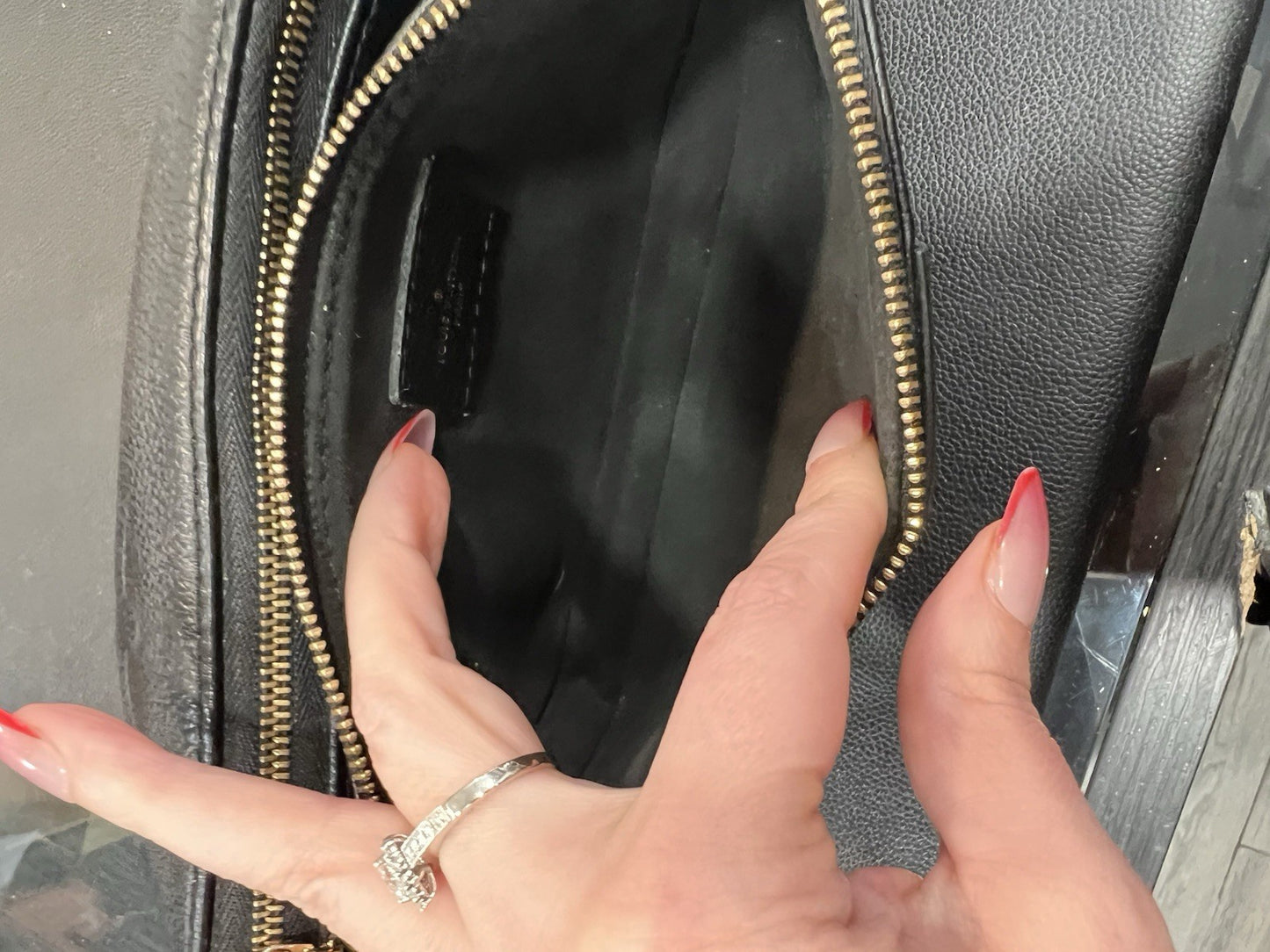 Louis Vuitton Black Empreinte Multi Pochette Accessoires
