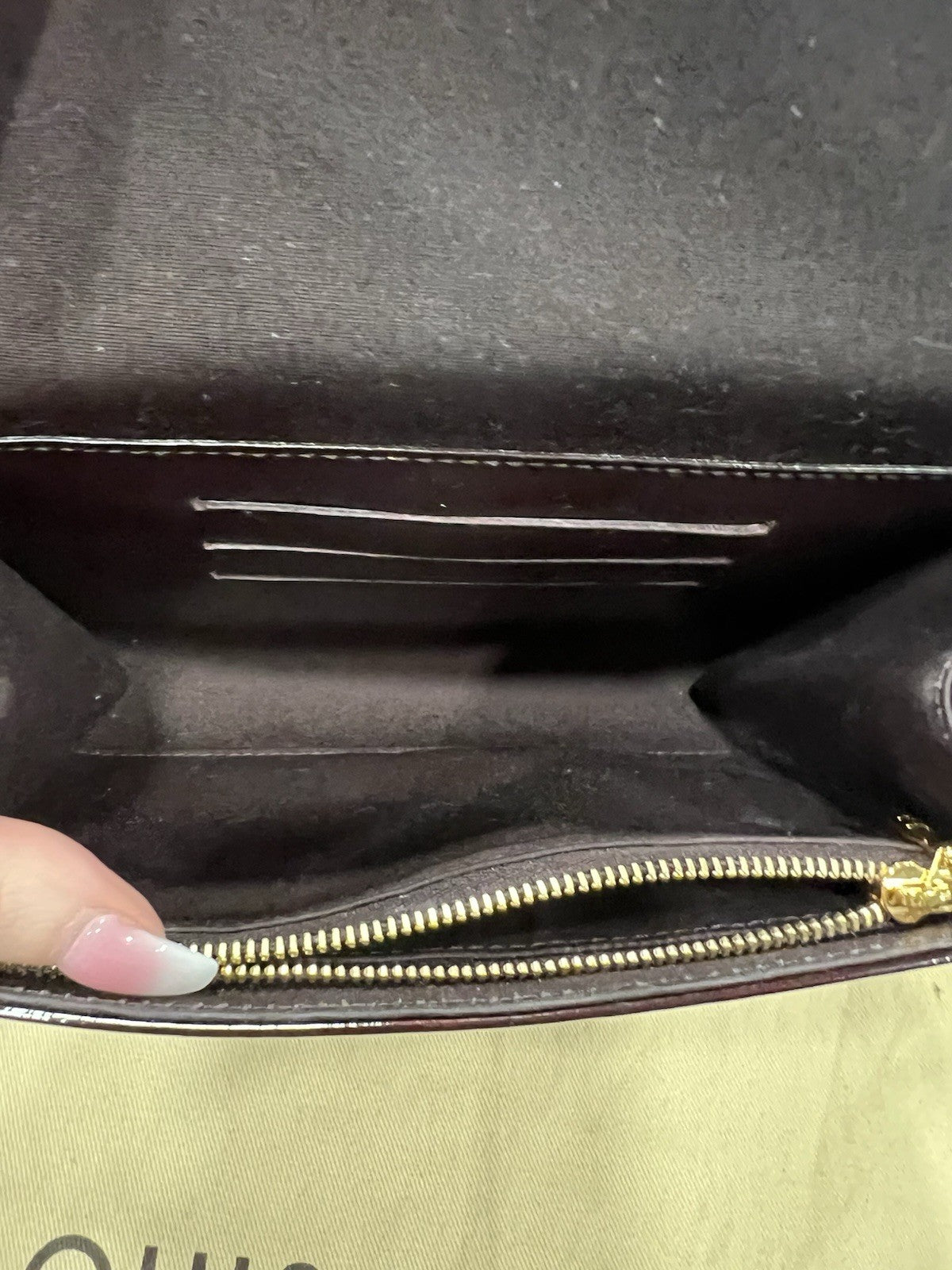 Louis Vuitton Vernis Amarante Rossmore PM Crossbody W/Box Duster & Authenticity