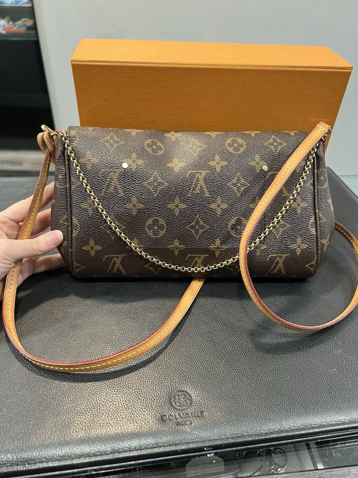 Louis Vuitton Monogram Canvas Favorite MM With Authenticity & Box