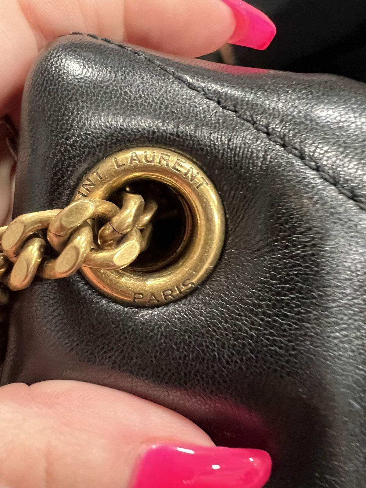 YSL Saint Laurent Small Lou Puffer Flap Bag  W/Certificate  MSRP $3300