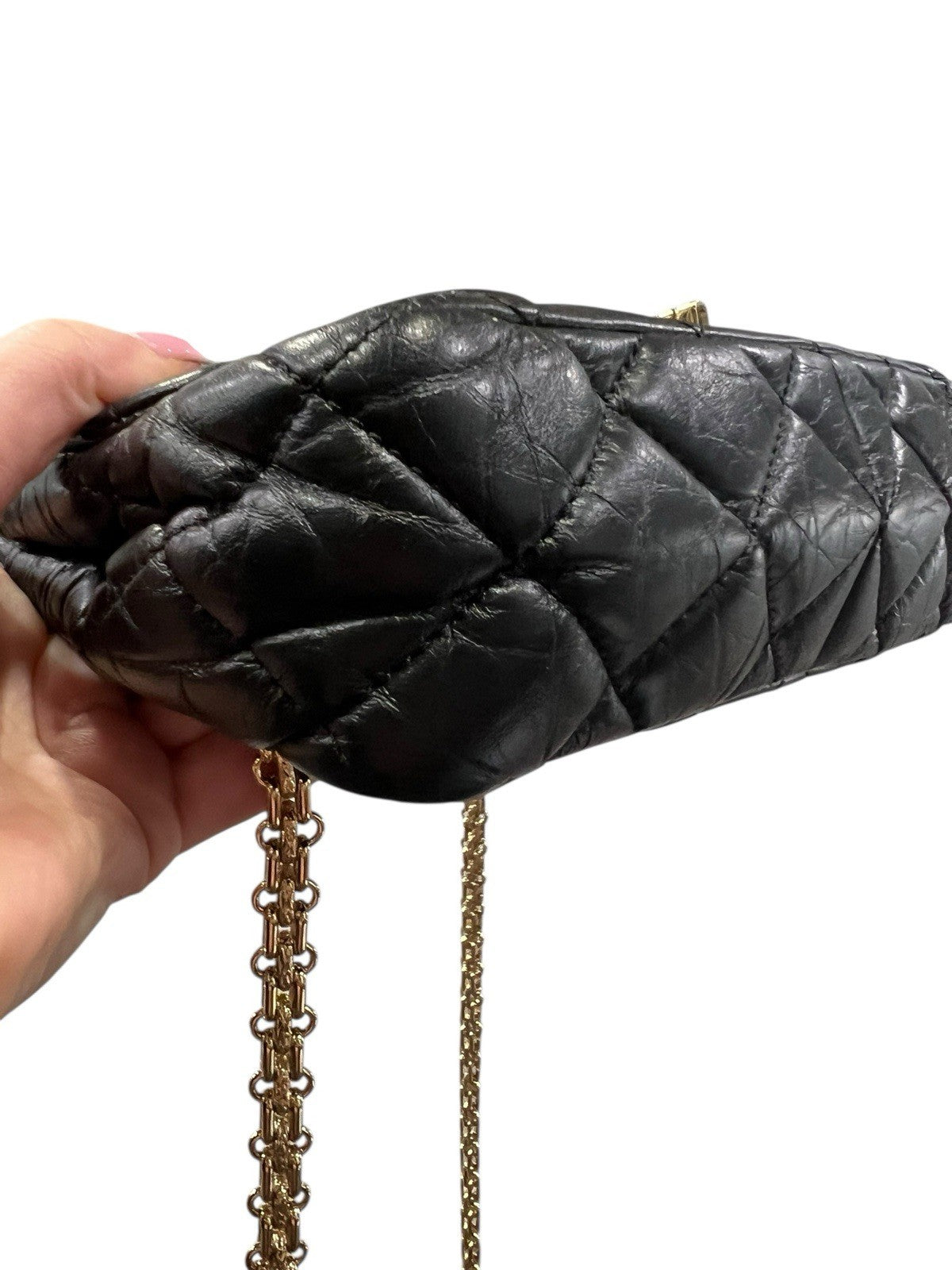 Chanel Small 2.55 Reissue Flap Hanger Bag W/Duster & Authenticity