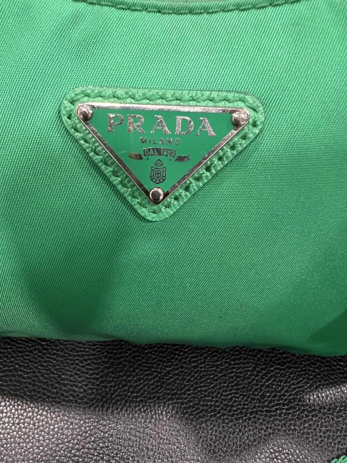 Prada Nylon Green Re-Edition 2005 With Certificate Of Authenticity