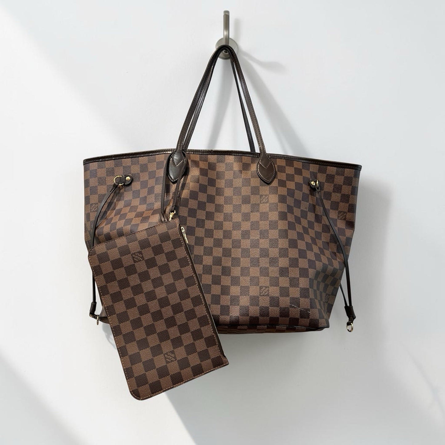 Louis Vuitton Neverfull GM Damier Ebene with Insert & Authenticity Retail $2310