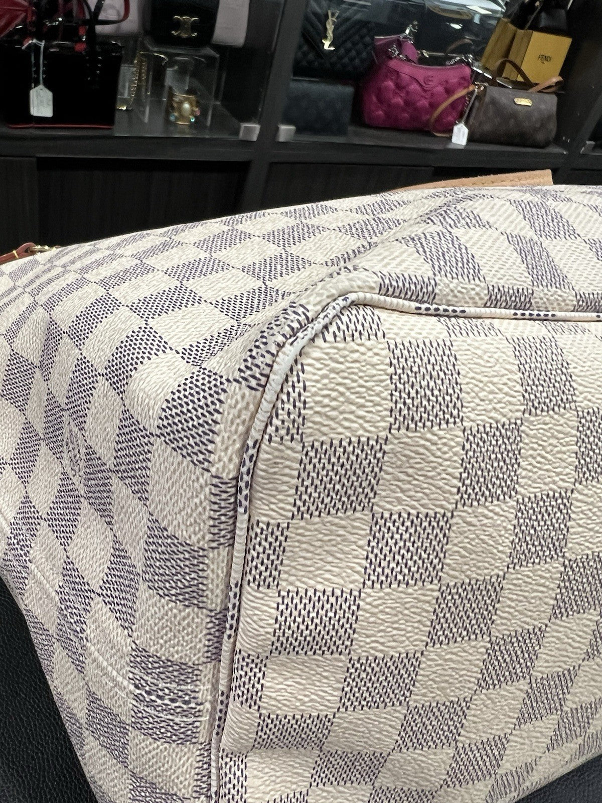 Louis Vuitton Damier Azure GM Neverfull With COA & Insert
