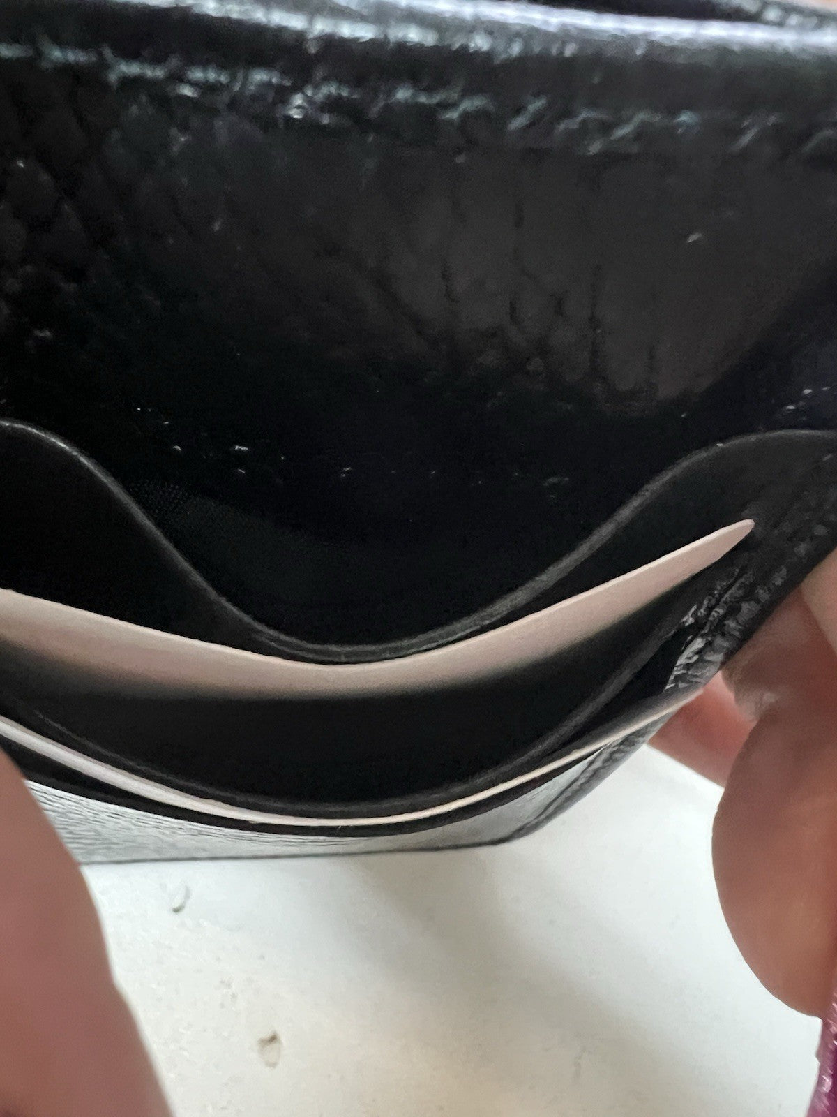 Gucci Marmont Leather Zipper Card Case Keychain