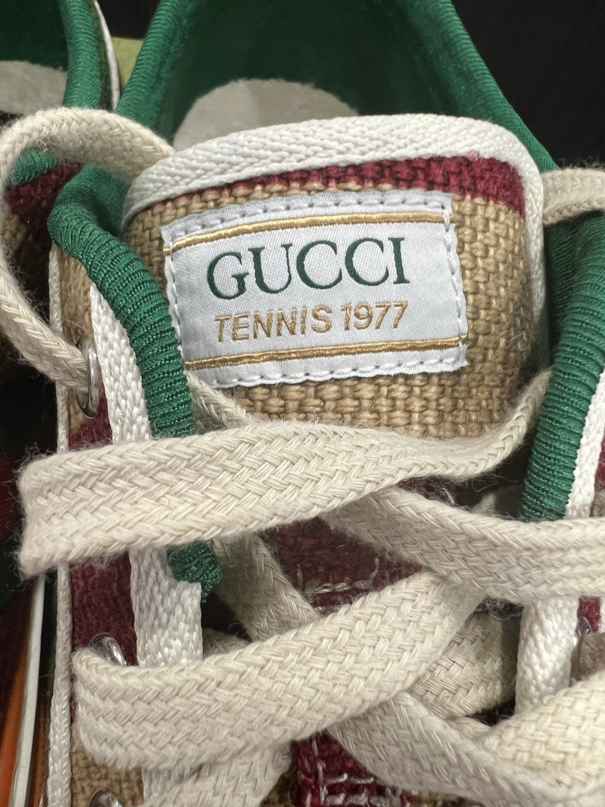 Gucci 1977 LTD Edition Tennis Sneakers Size 37.5/US7.5