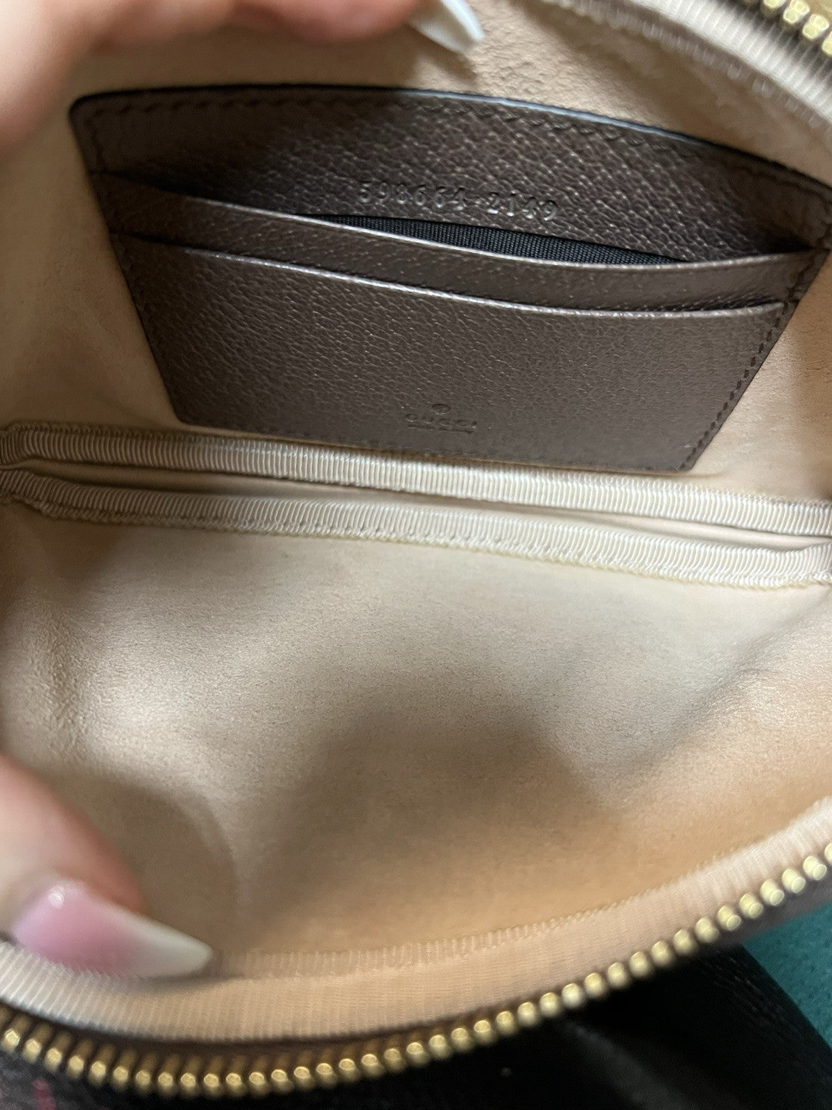 Gucci Ophidia GG Supreme Mini Crossbody With Authenticity Retail $1150