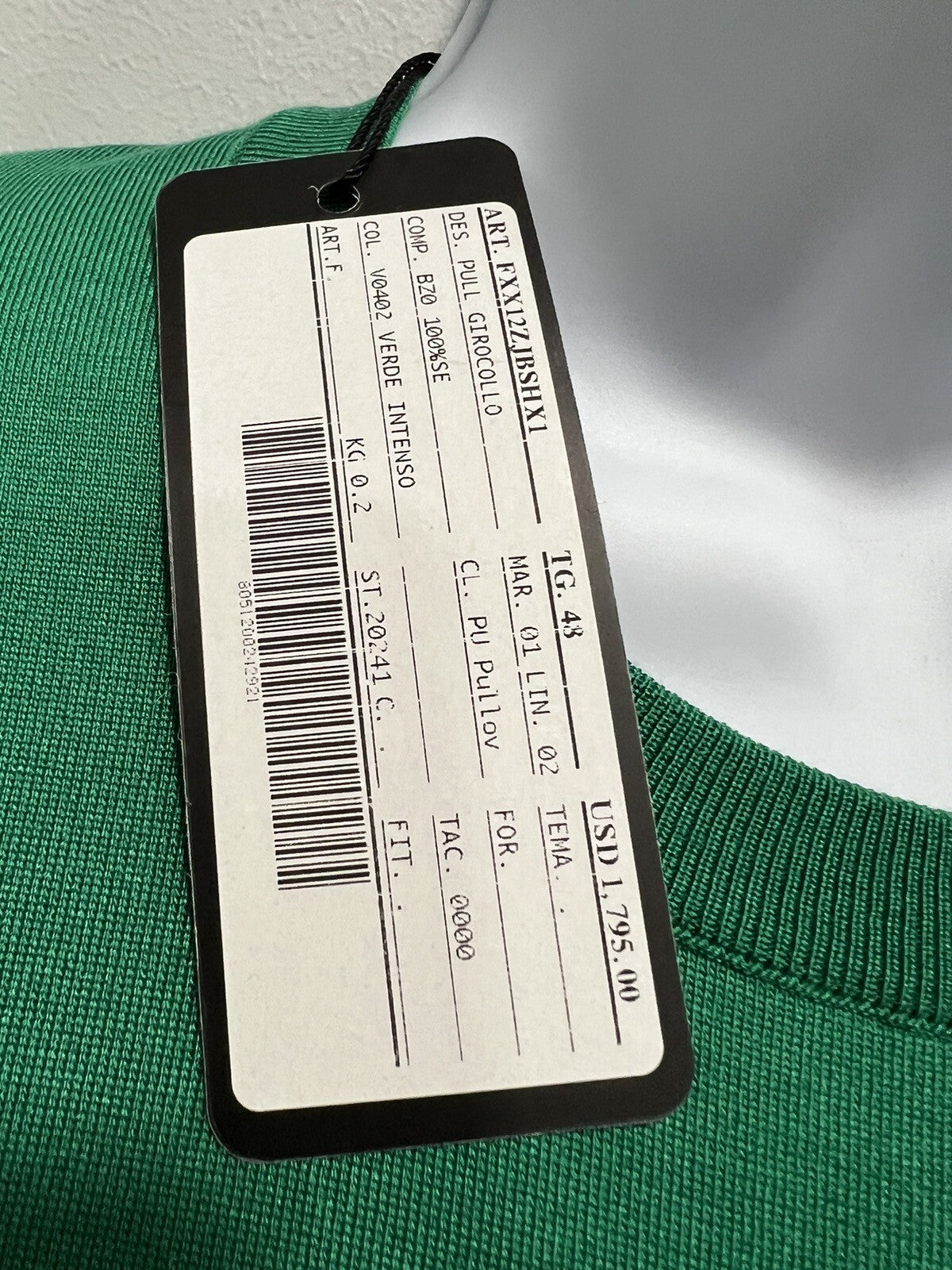 Dolce & Gabbana Silk Sweater W/ Floral Applique NWT Size M/L Sz 48