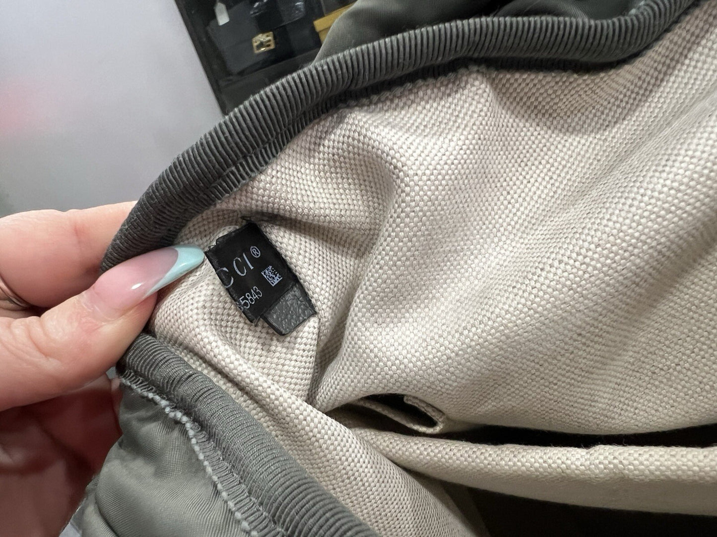 Gucci Ophidia Grey Backpack With Authenticity