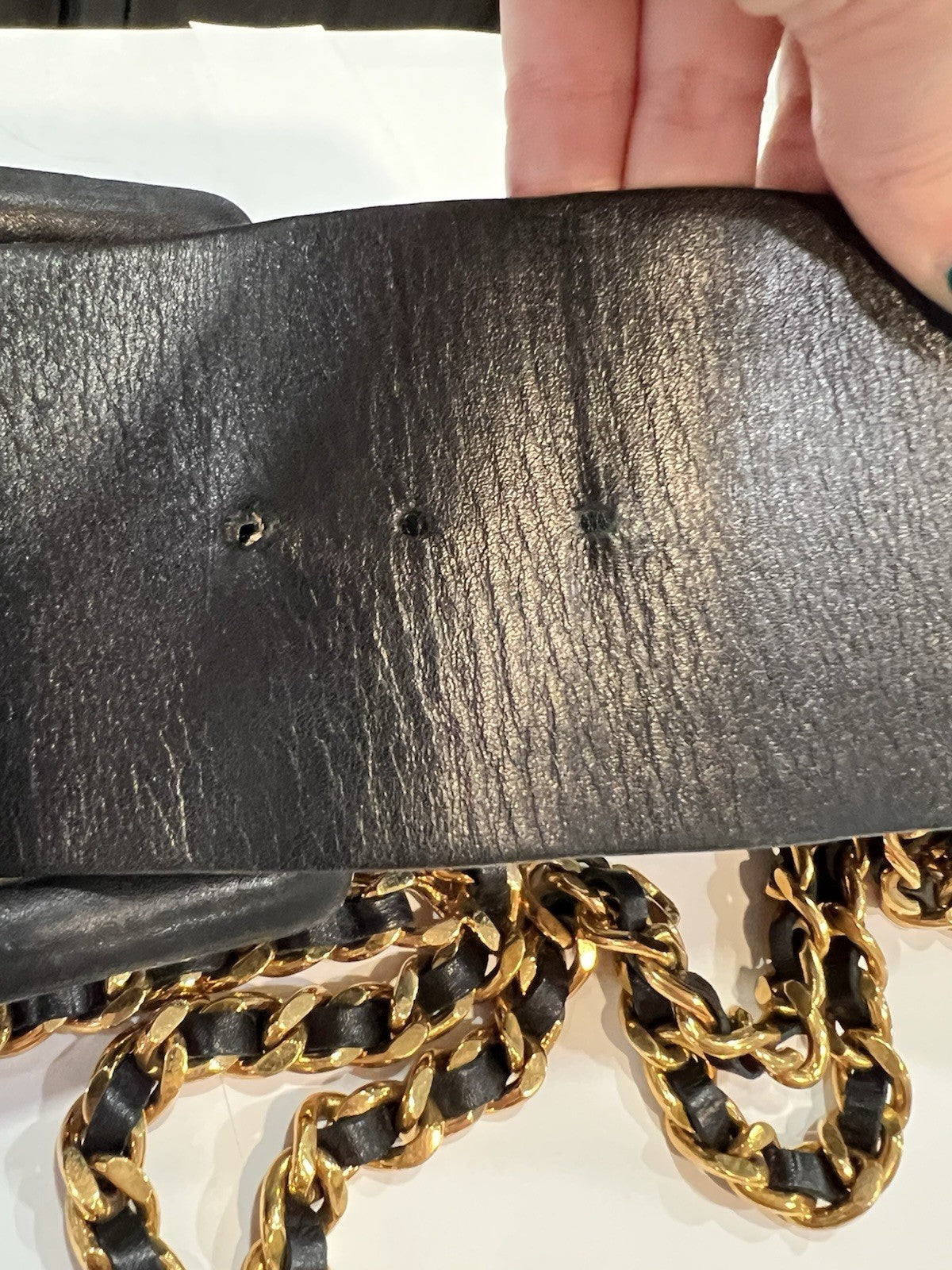 Chanel Runway 1992 Multi Chain Medallion Belt With Authenticity Size 26"