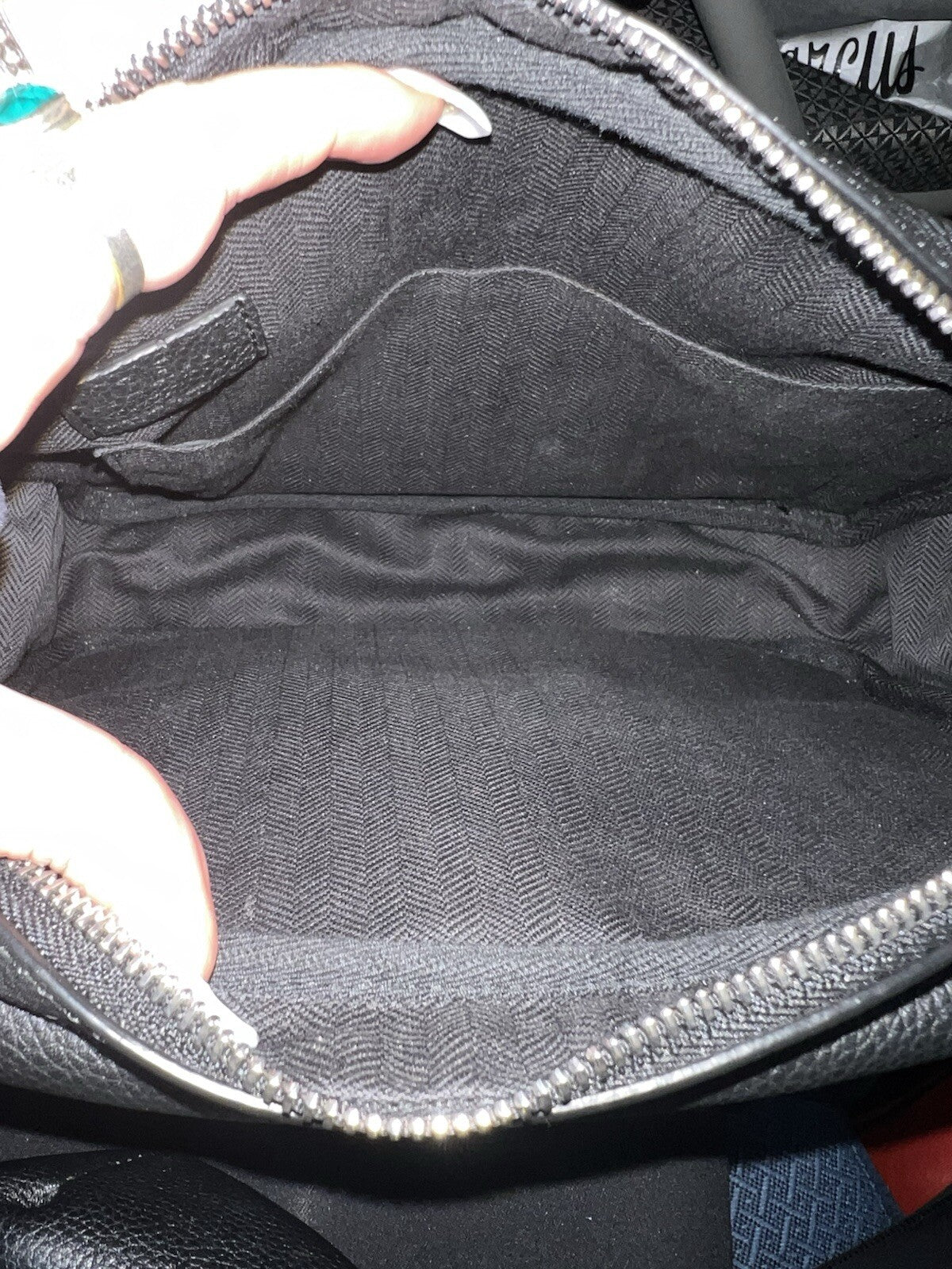 Loewe XS Military Messenger Bag In Black W/Cert of Authenticity