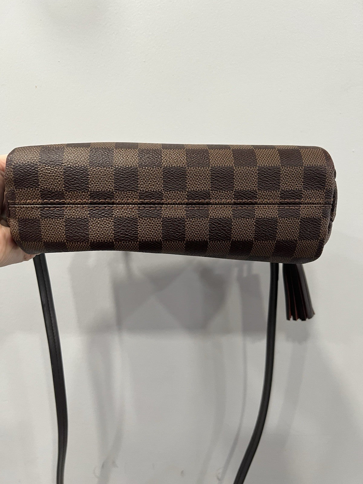 Louis Vuitton Damier Ebene Croisette Crossbody W/Authenticity