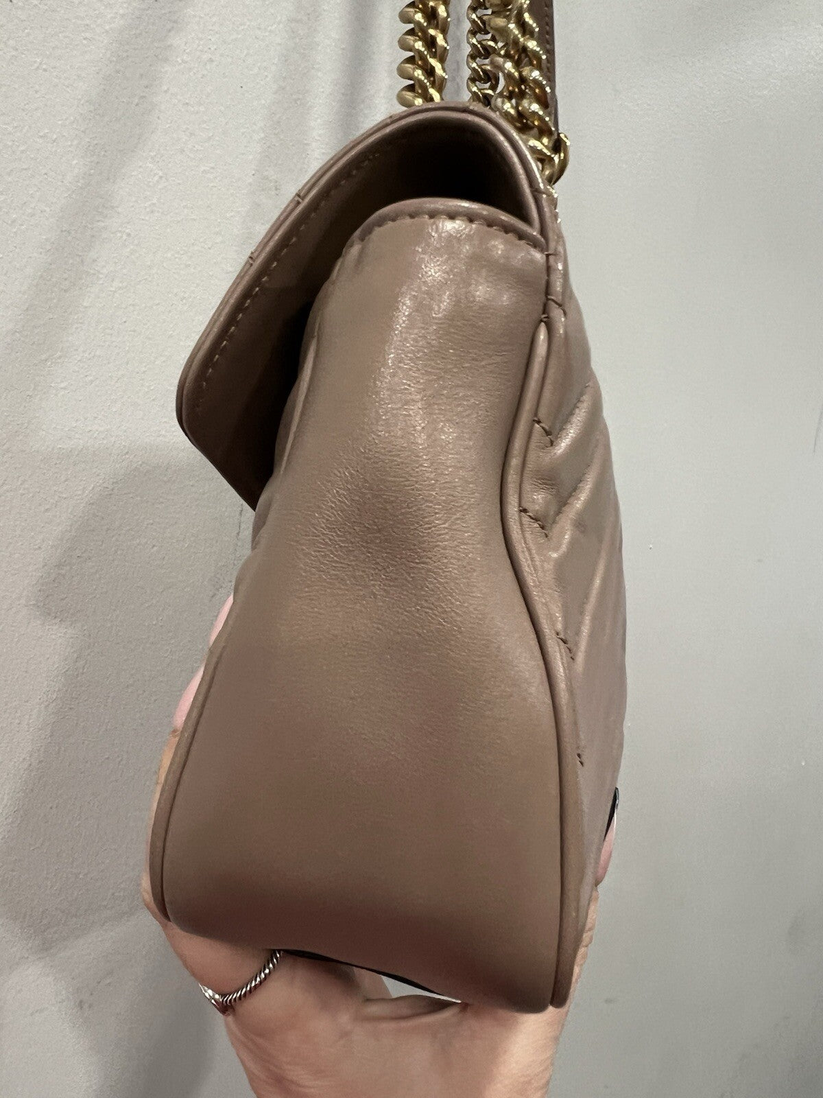 Gucci Matelasse Small GG Marmont Shoulder Bag