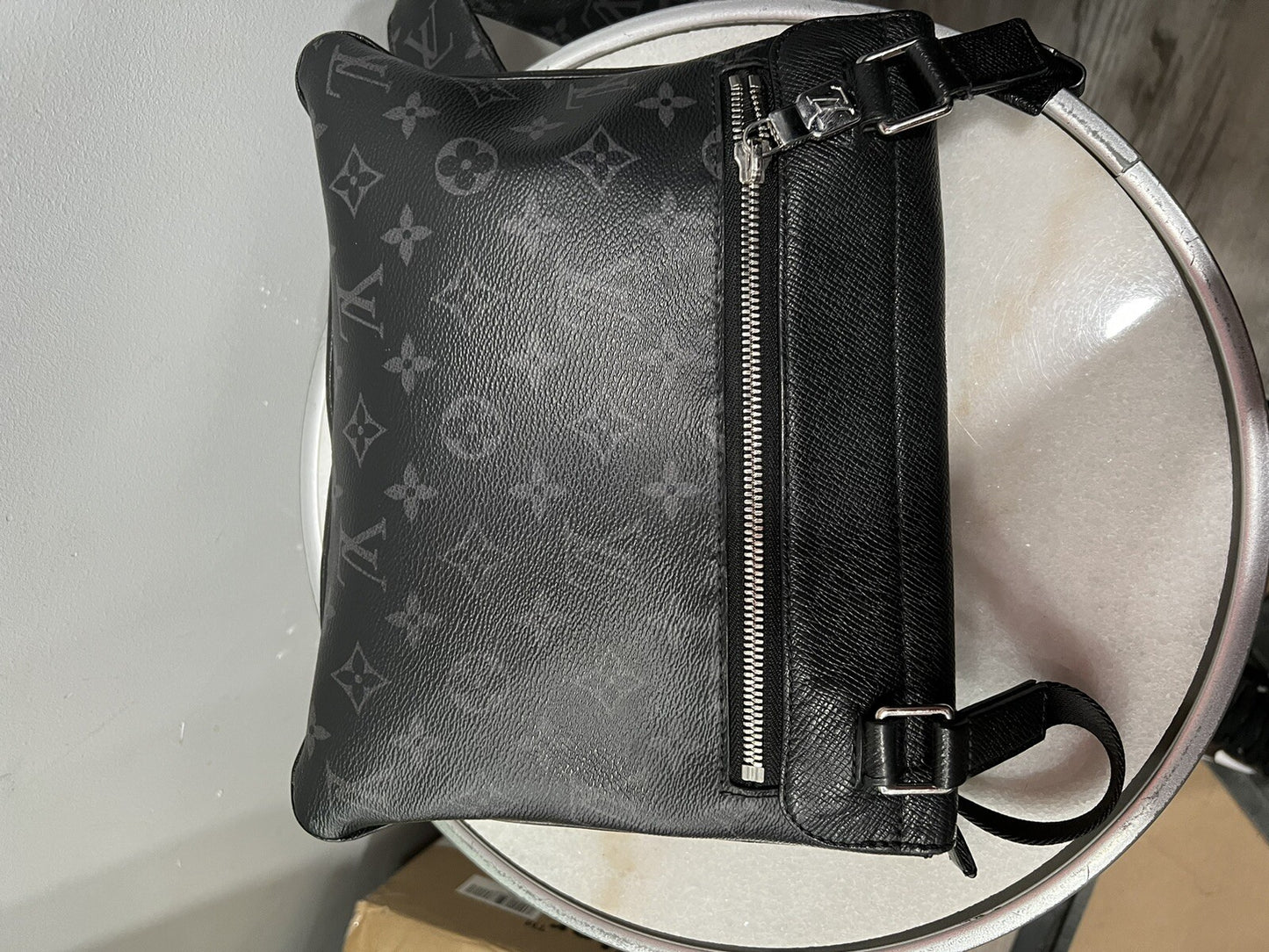 Louis Vuitton Outdoor Flap Messenger Bag Eclipse W/Certificate Of Authenticity