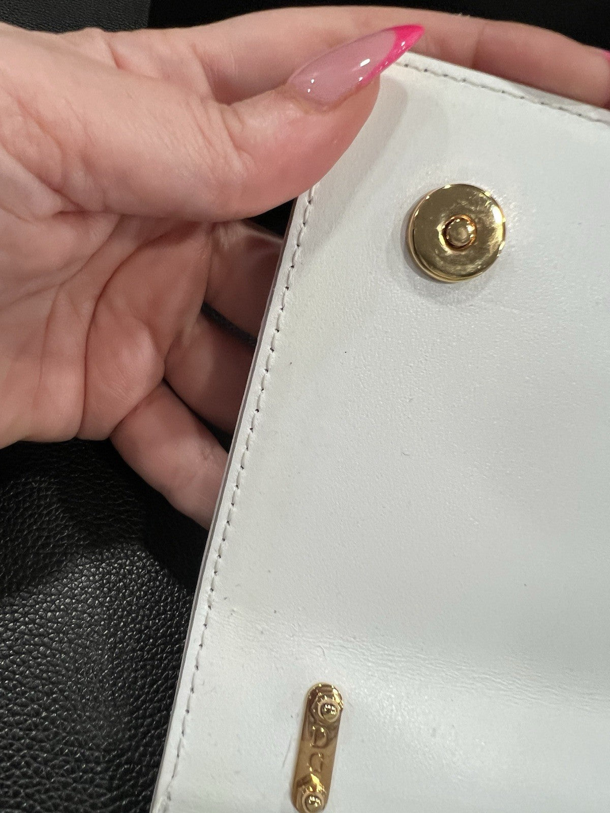 Dolce & Gabbana Mini White Borocco Girls Phone Bag Box & Duster