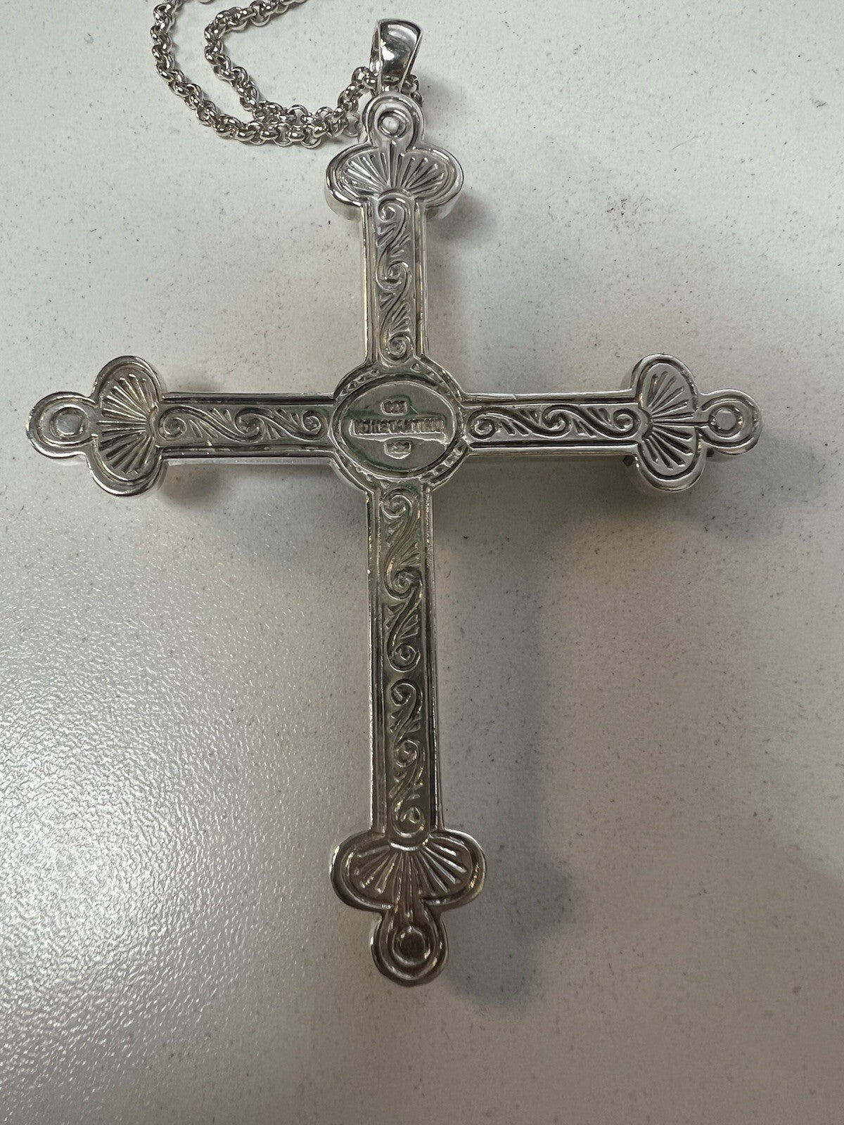 Konstantino .925 Sterling Silver 18k Gold Amethyst Pearl RARE Necklace