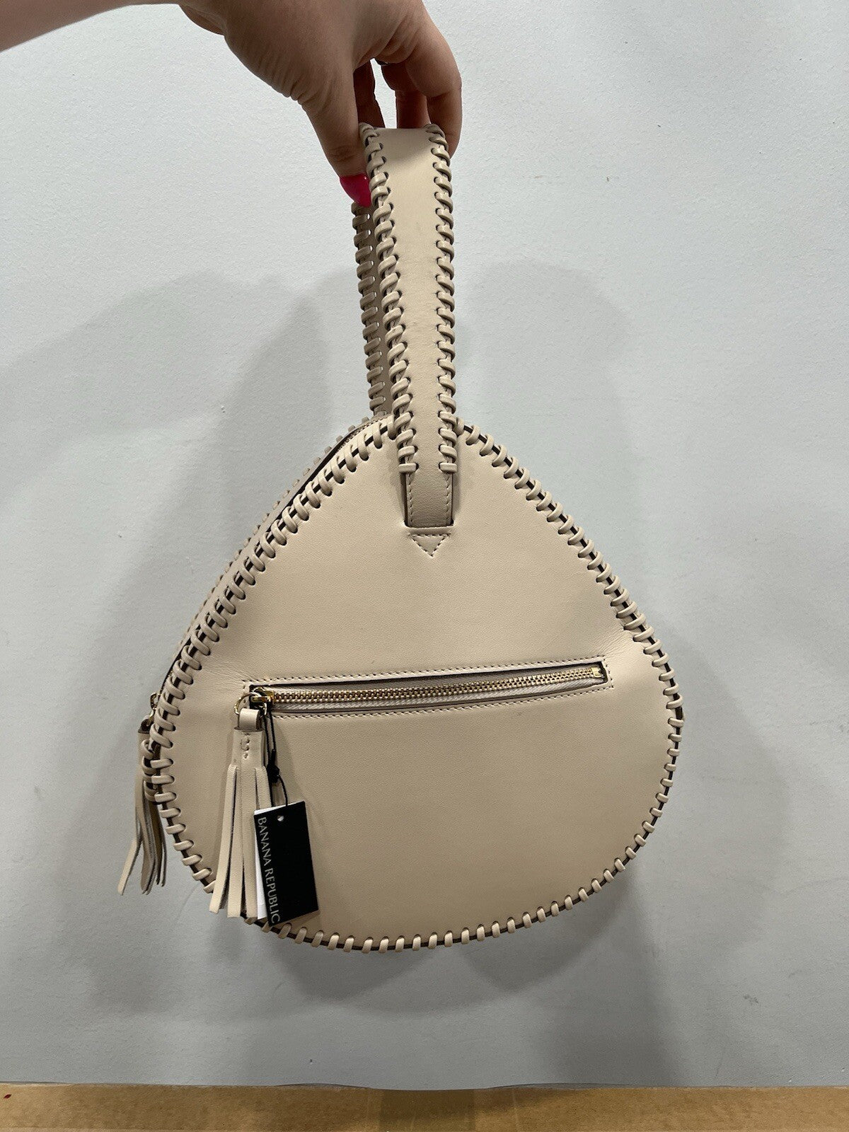 Banana Republic Triunfo Wrist Bag NWT & Duster Bone (Retail $600)