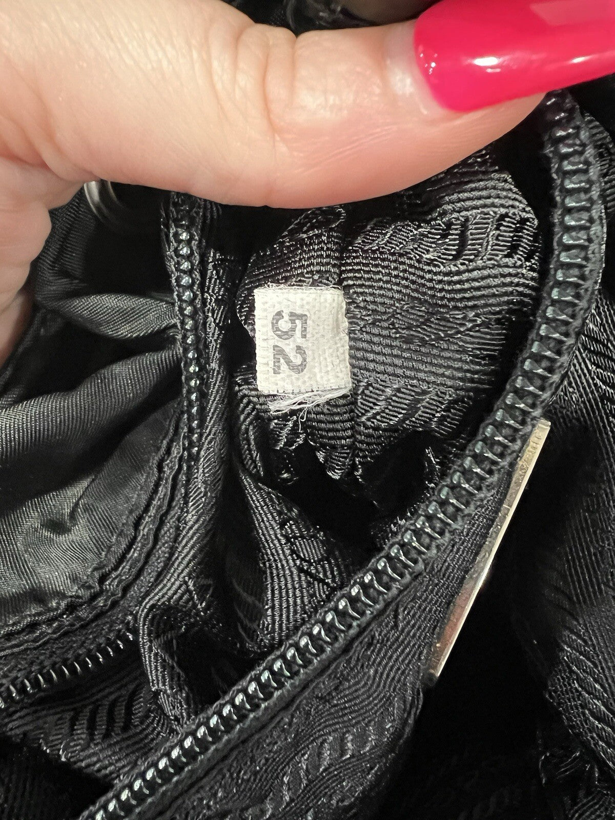 Prada Vela Nylon Tessuto Black Backpack With Certificate Of Authenticity