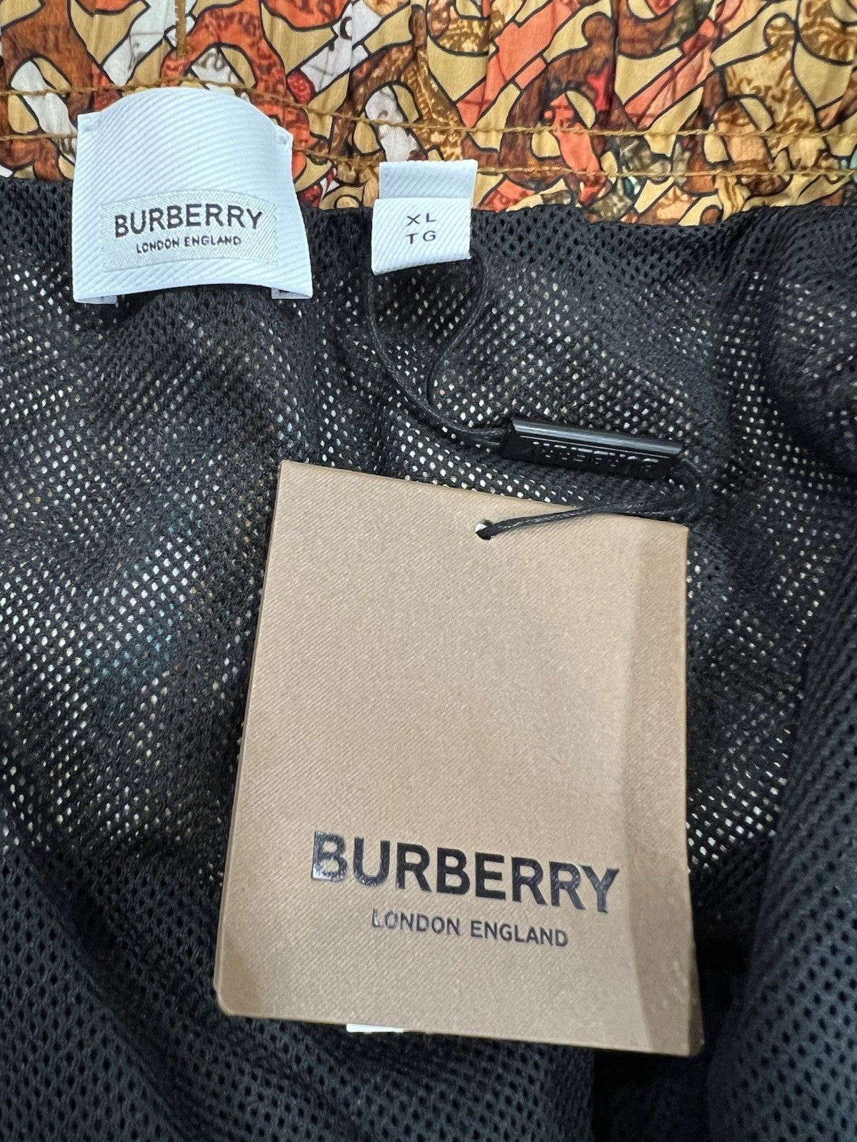 Burberry Greenford Tb Earth Swim Shorts Size XL NWT