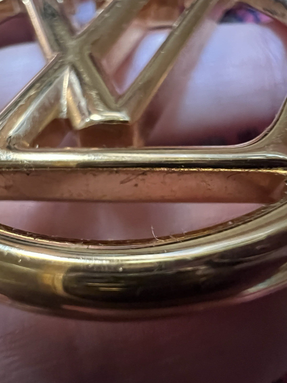 Louis Vuitton Louise GM Hoop Earrings Box Duster & Receipt Retail $740