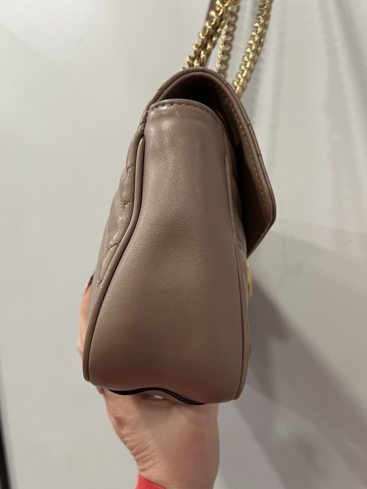 Gucci Matelasse Small GG Marmont Shoulder Bag