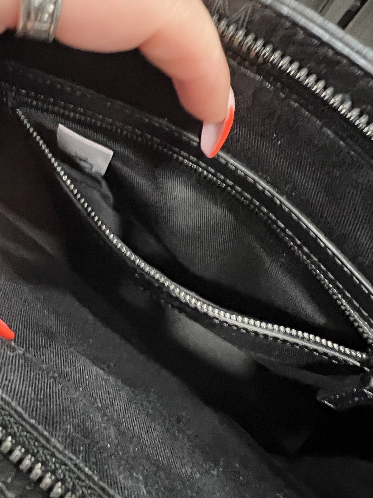 MCM Black Stark Studded Limited Edition Zip Clutch NWT & Certificate