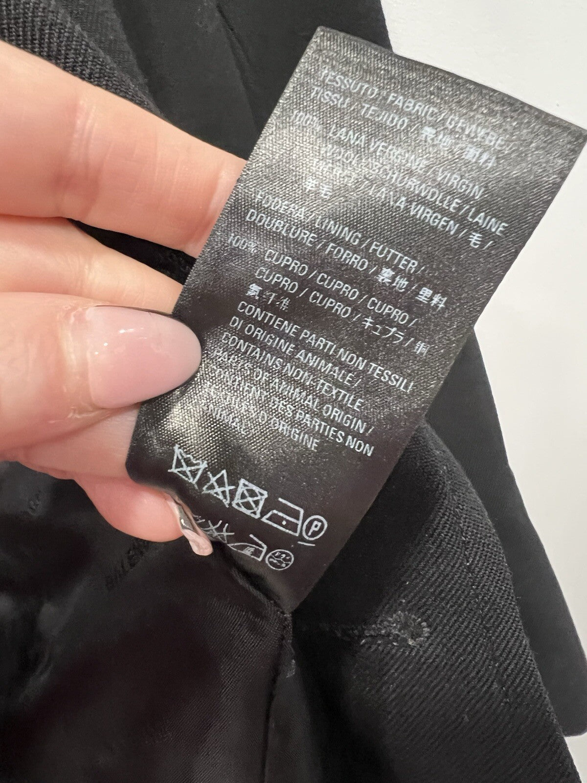 Balenciaga 2016 Black Virgin Wool Hourglass Blazer Size 36/US4 Retail $3200