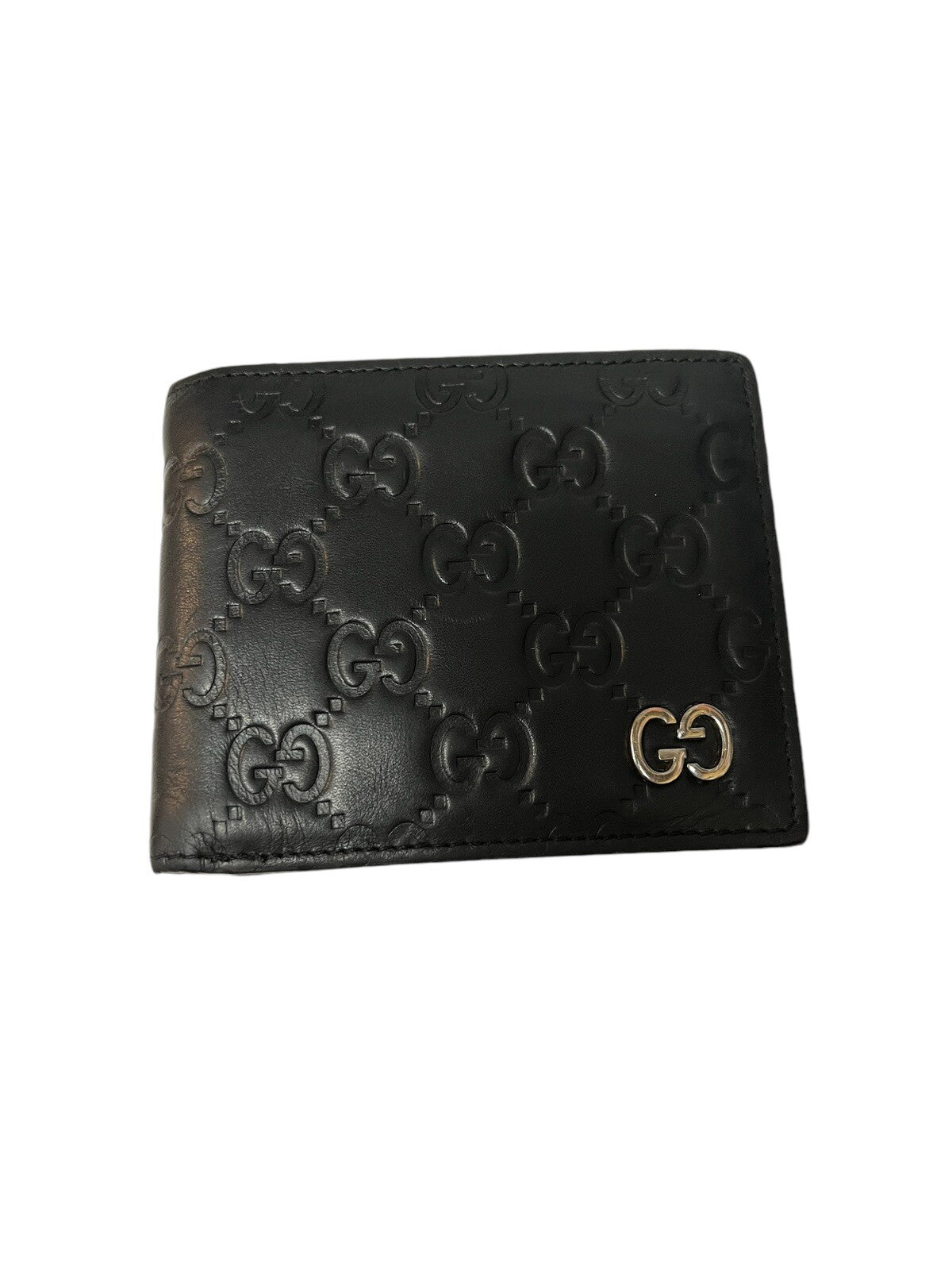 Gucci Guccisima Signature G Leather Bi Fold Wallet Authentic