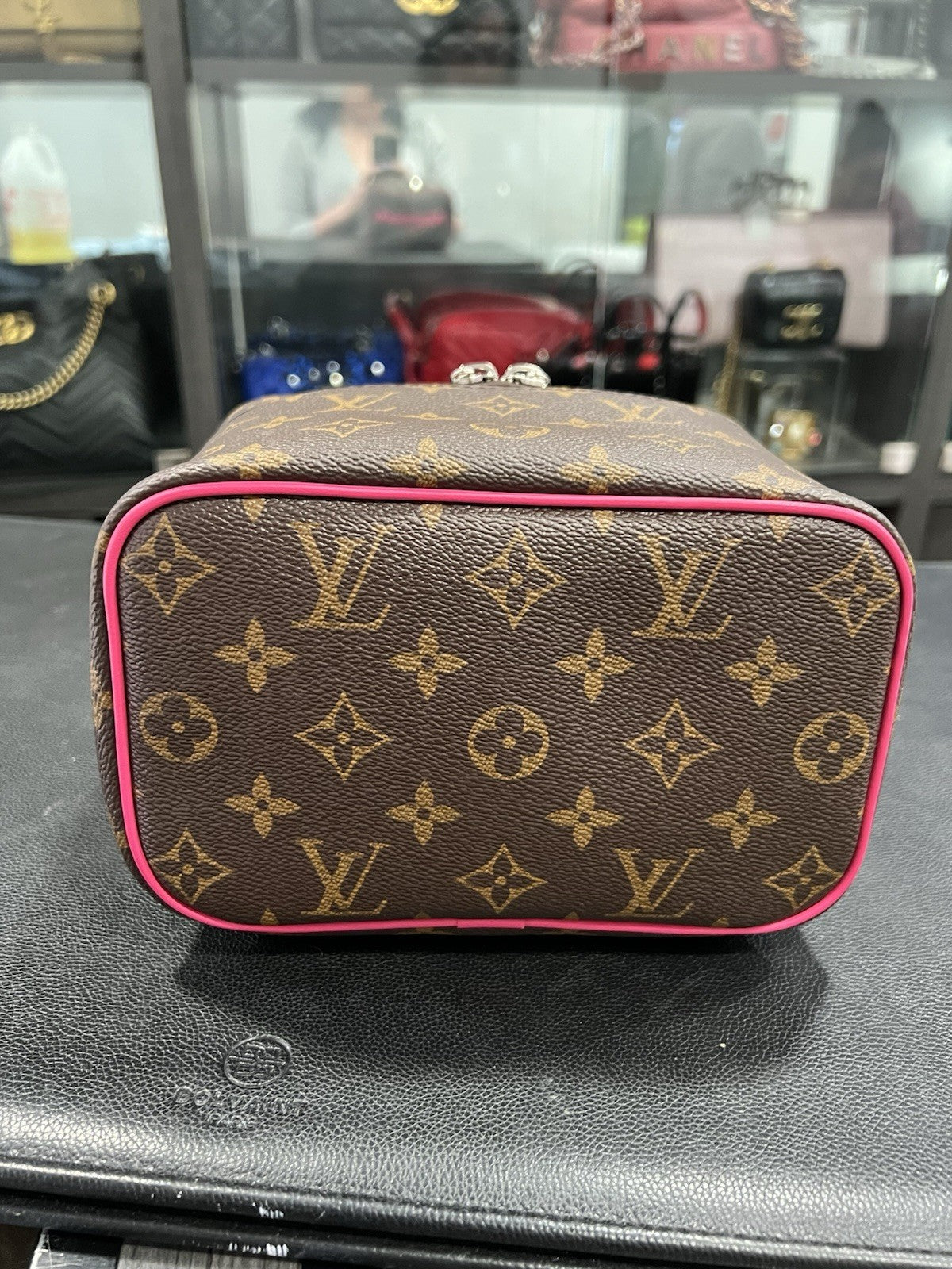 Louis Vuitton Nice Mini Canvas Bag Pink/ Monogram With Authenticity