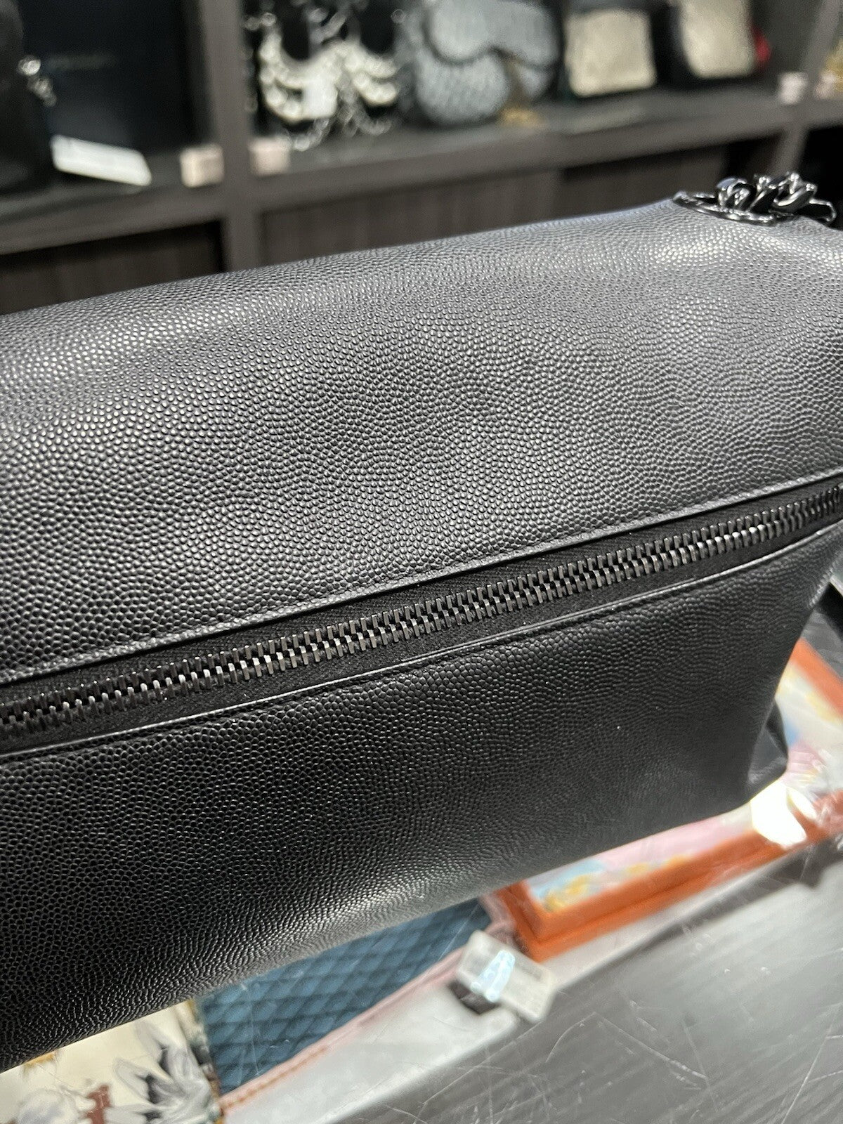 YSL Saint Lauent West Hollywood Flap Bag With Duster & Certificate