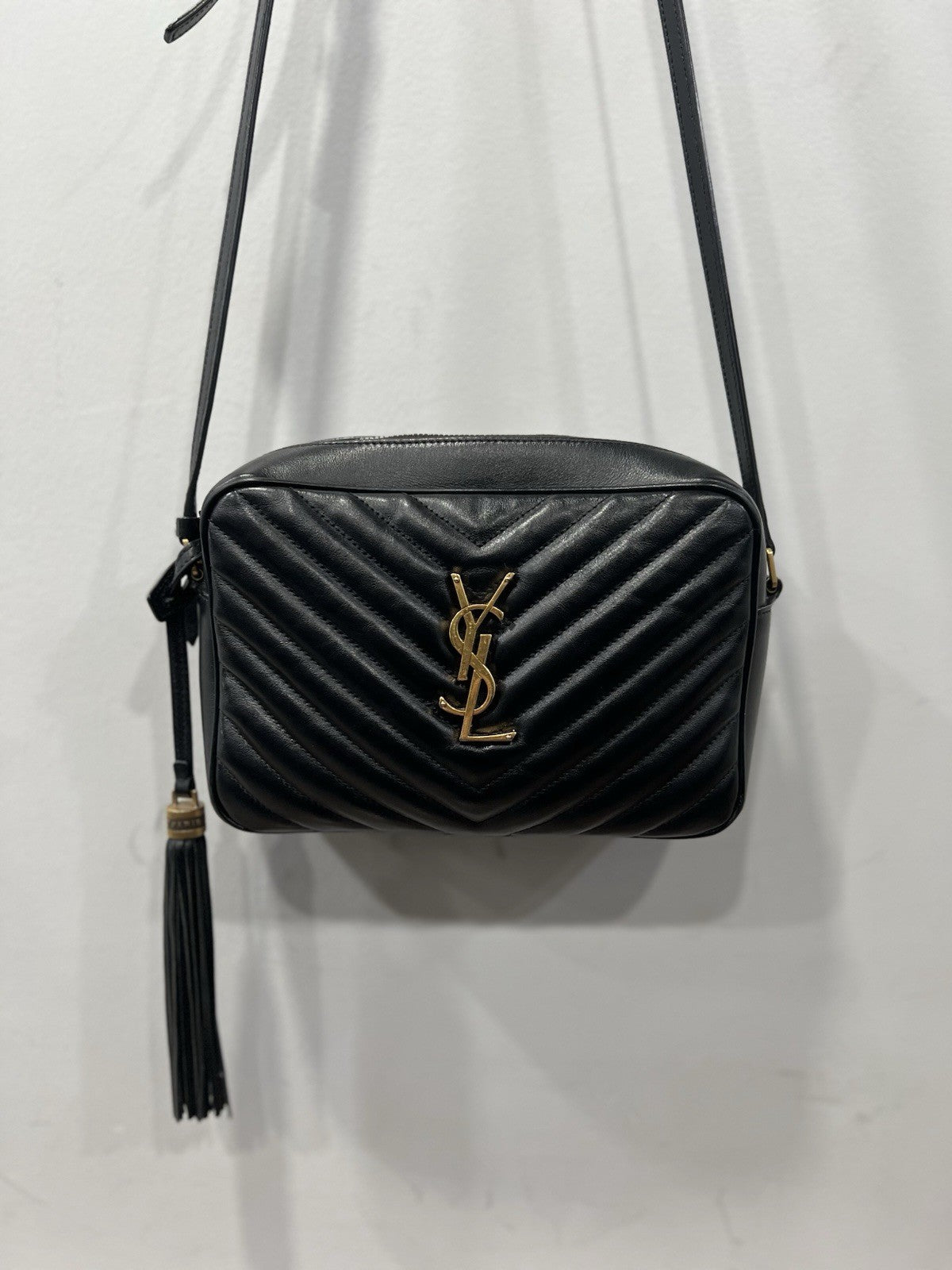 YSL Saint Laurant Black/Gold With Authenticity Retail $1790