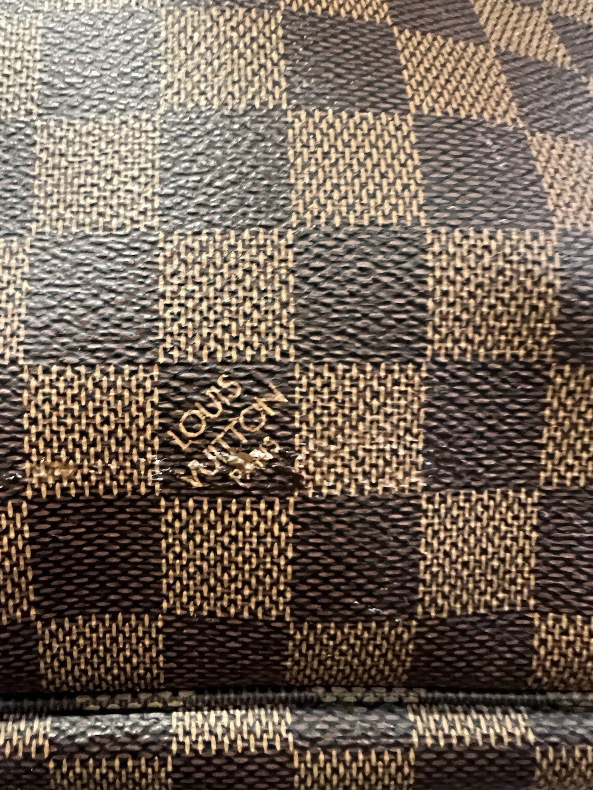 Louis Vuitton Damier Ebene Neverfull MM W/Authenticity