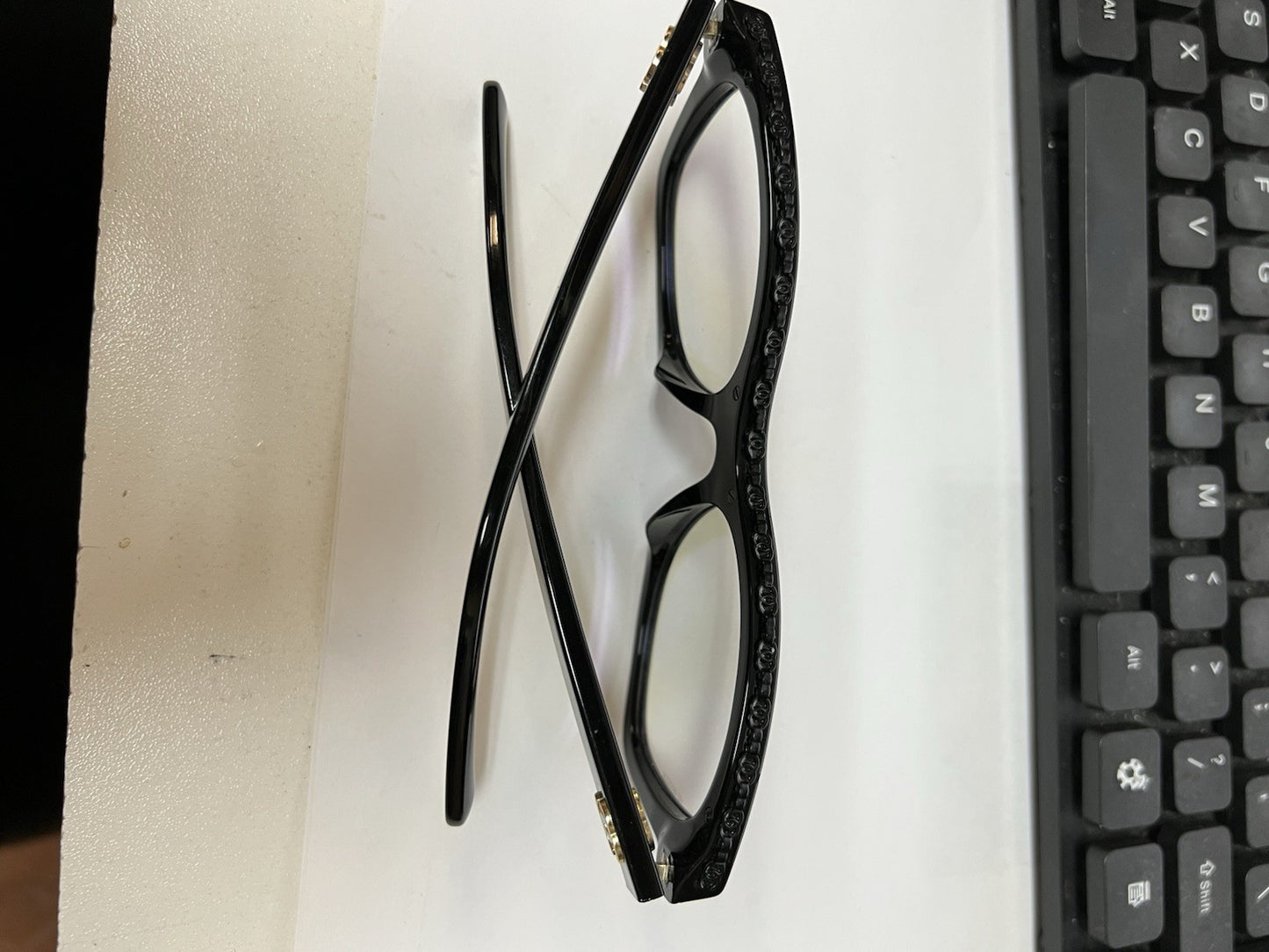 Chanel Butterfly Blue Light Tinted Sunglasses 52mm