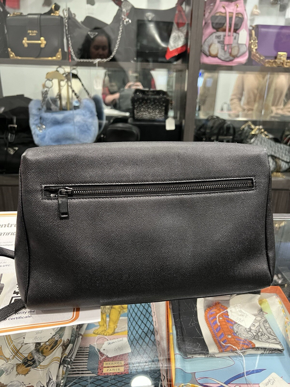 YSL Saint Lauent West Hollywood Flap Bag With Duster & Certificate