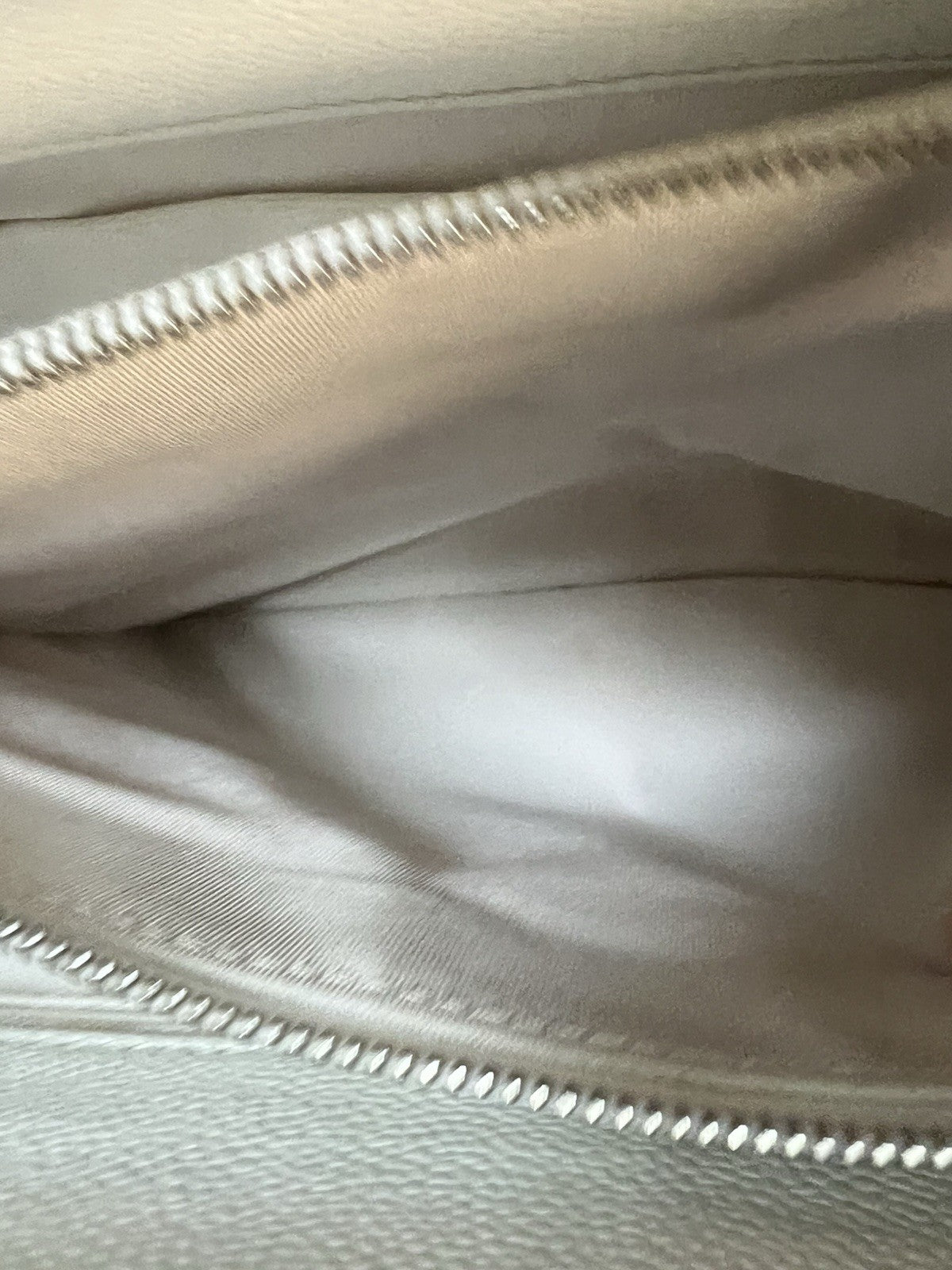 Chanel Caviar Quilted Grand Shopping Tote GST White W/Authenticity