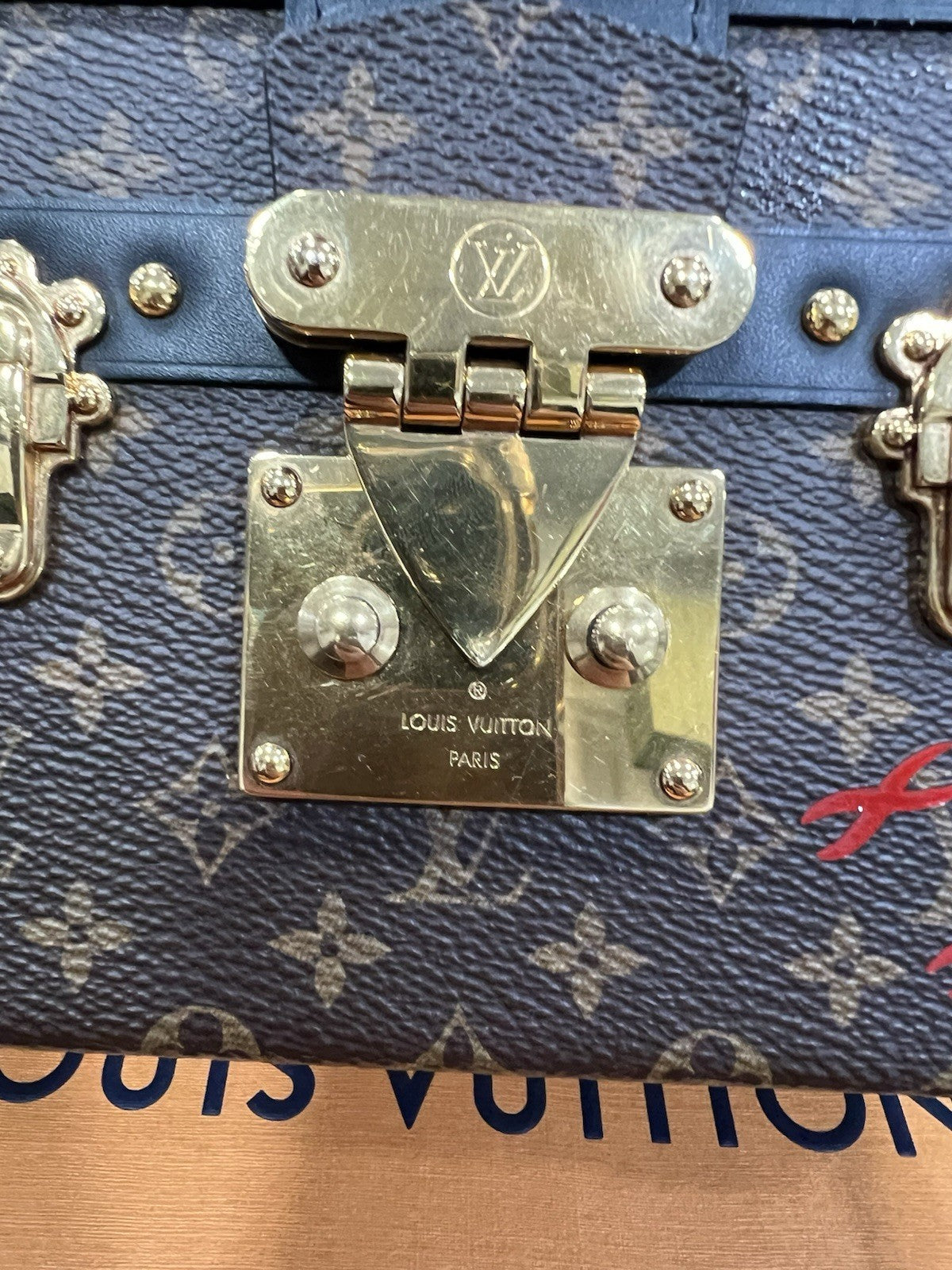 Louis Vuitton Petit Malle Souple Trunk Bag Box & Authenticity Retail $6400