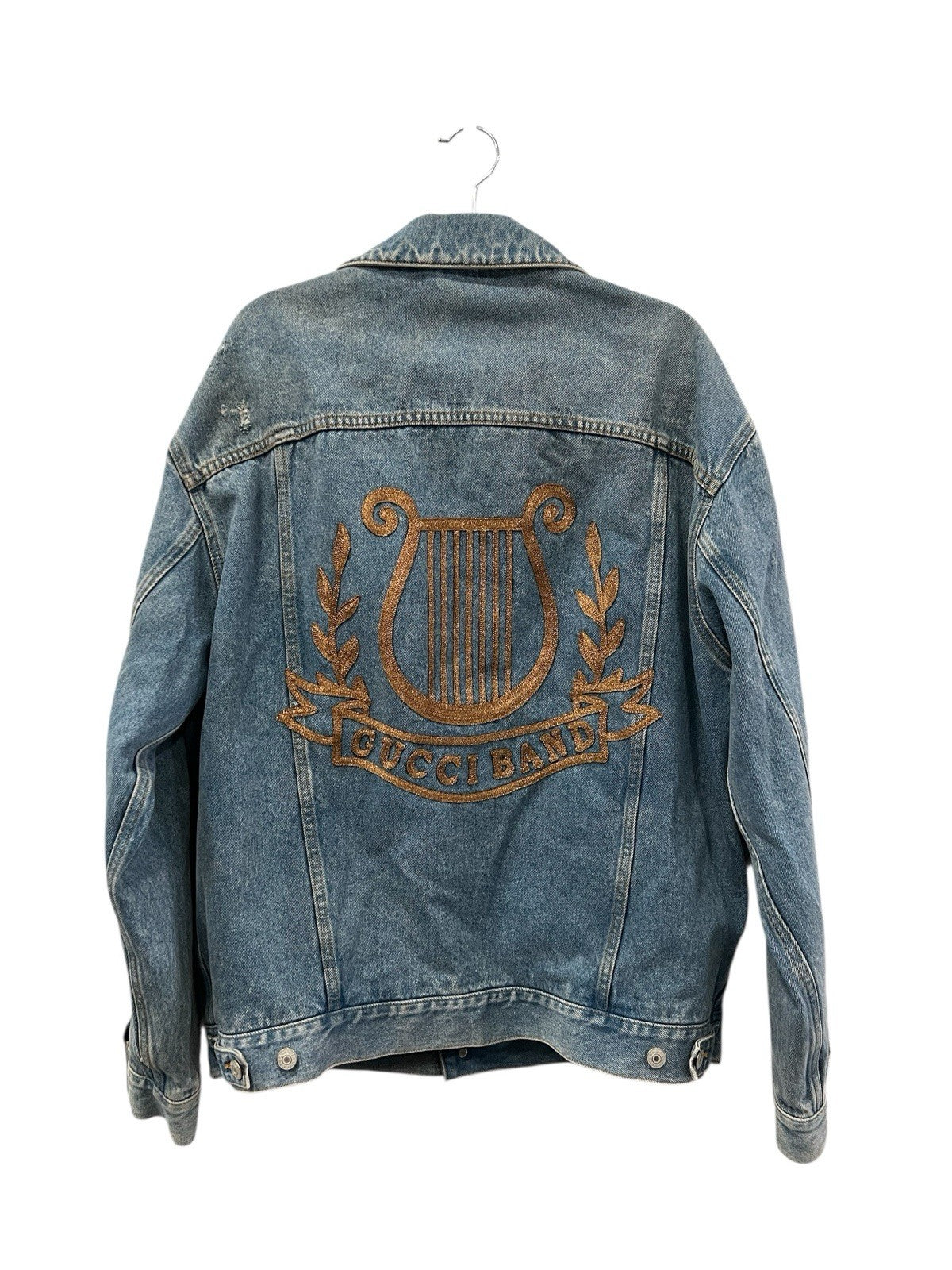 Gucci Denim Band Tour Jacket Size L