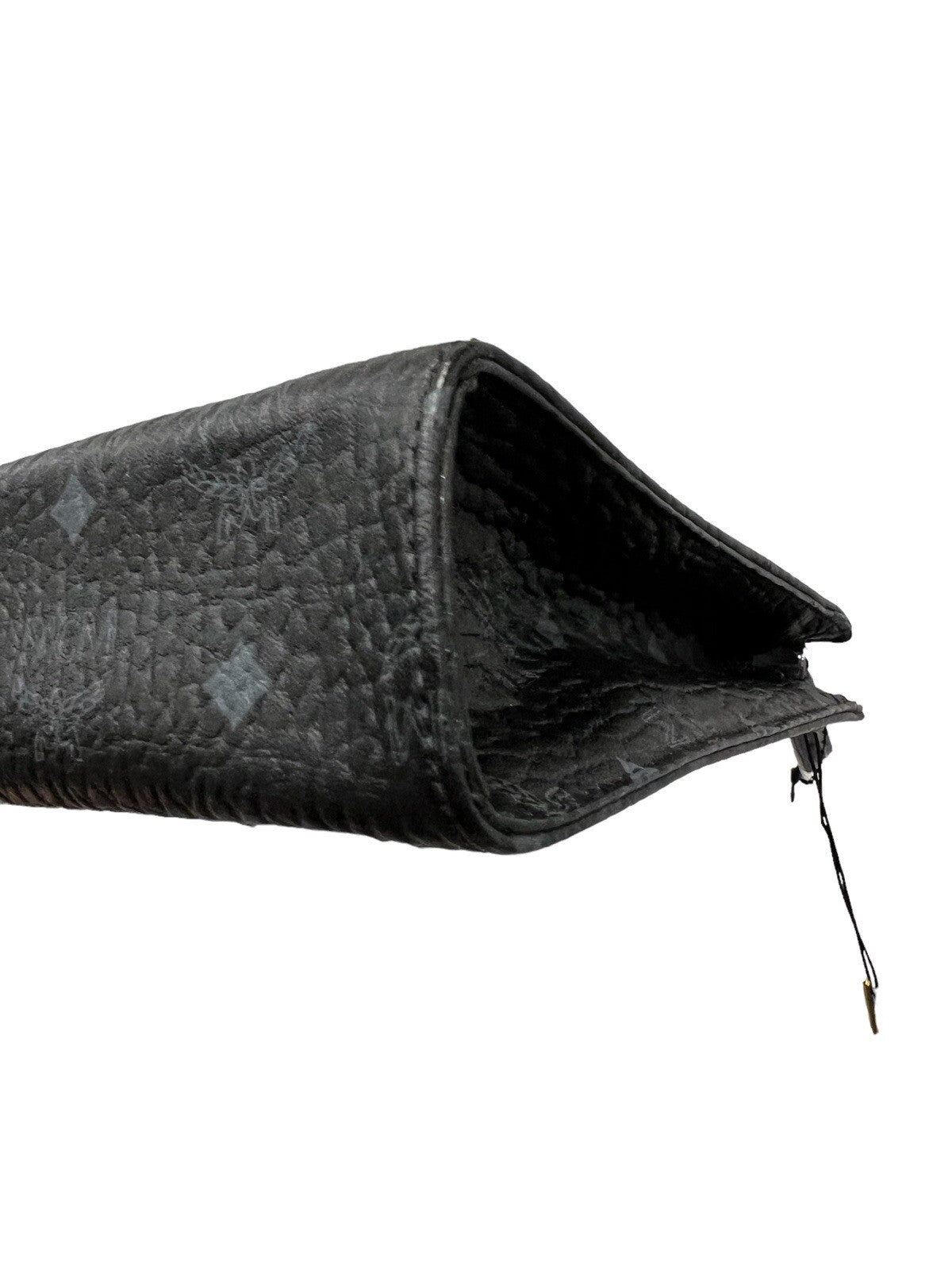 MCM Black Stark Studded Limited Edition Zip Clutch NWT & Certificate