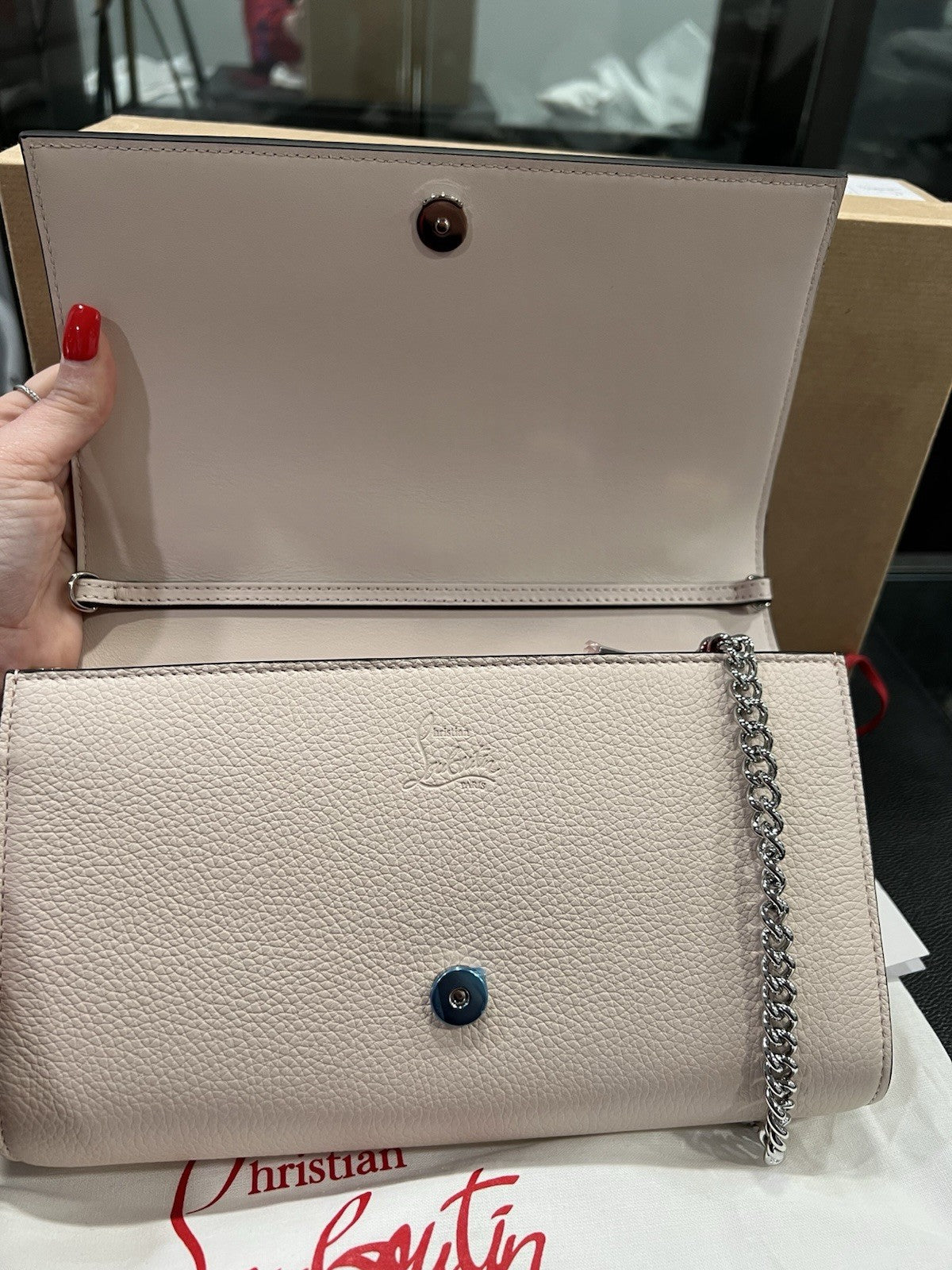 Christian Louboutin Paloma WOC Loubinthesky & Spikes NIB