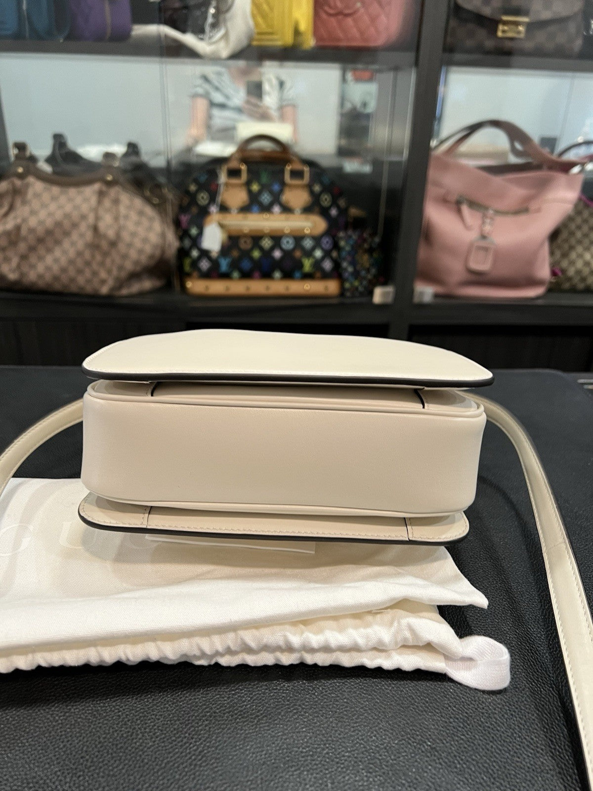 Gucci Siena Ivory Horsebit Top Handle Bag NWOB Retail $3000