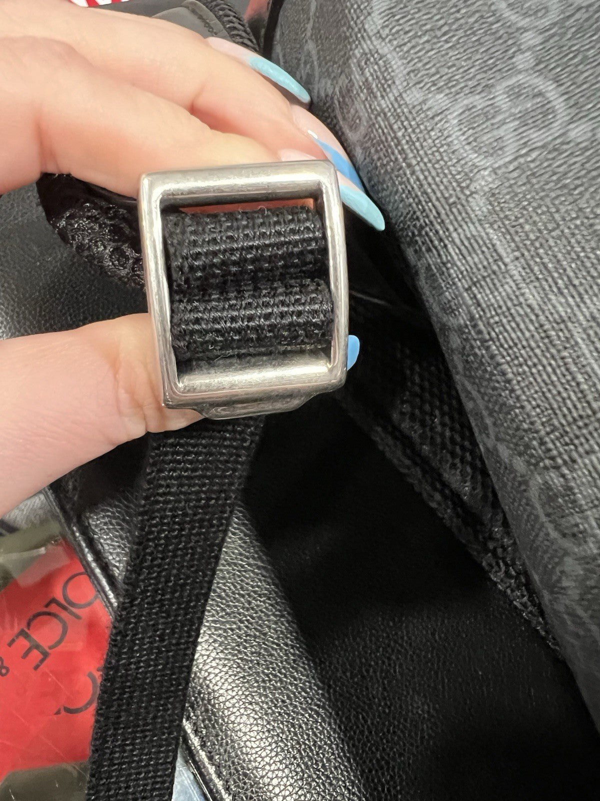 Gucci GG Black Supreme Azalea Medium Retro Backpack