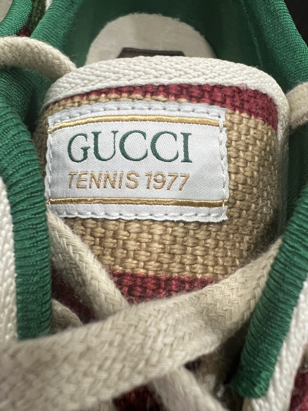Gucci 1977 LTD Edition Tennis Sneakers Size 37.5/US7.5