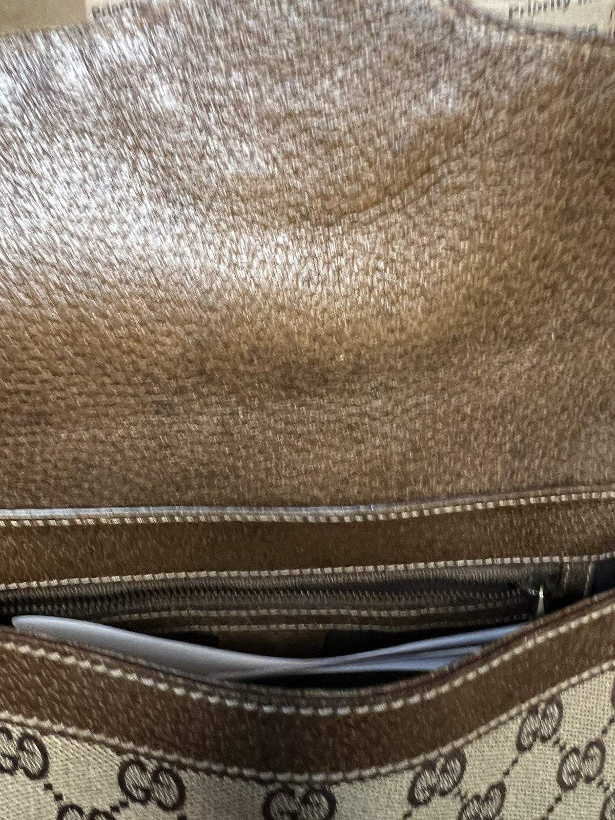 Gucci GG Pelham Runway Studded Shoulder Bag With Duster & Authenticity