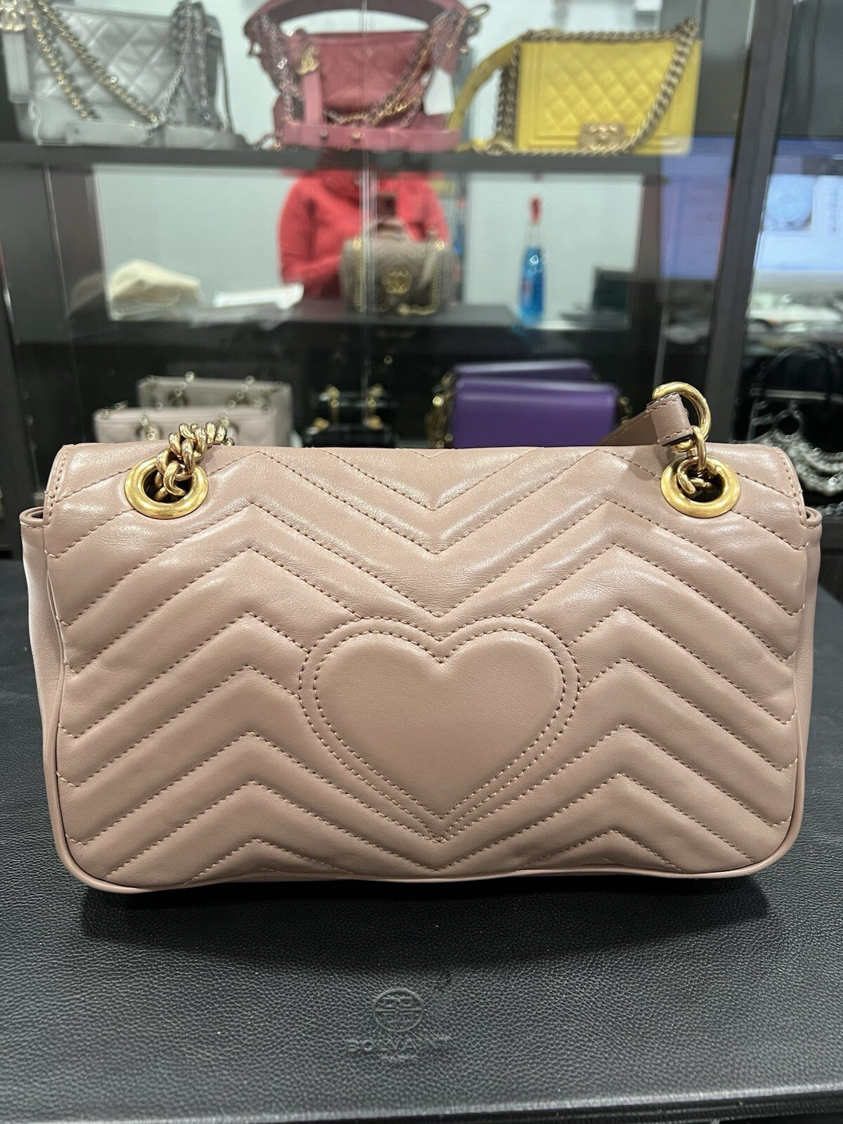 Gucci Matelasse Small GG Marmont Shoulder Bag