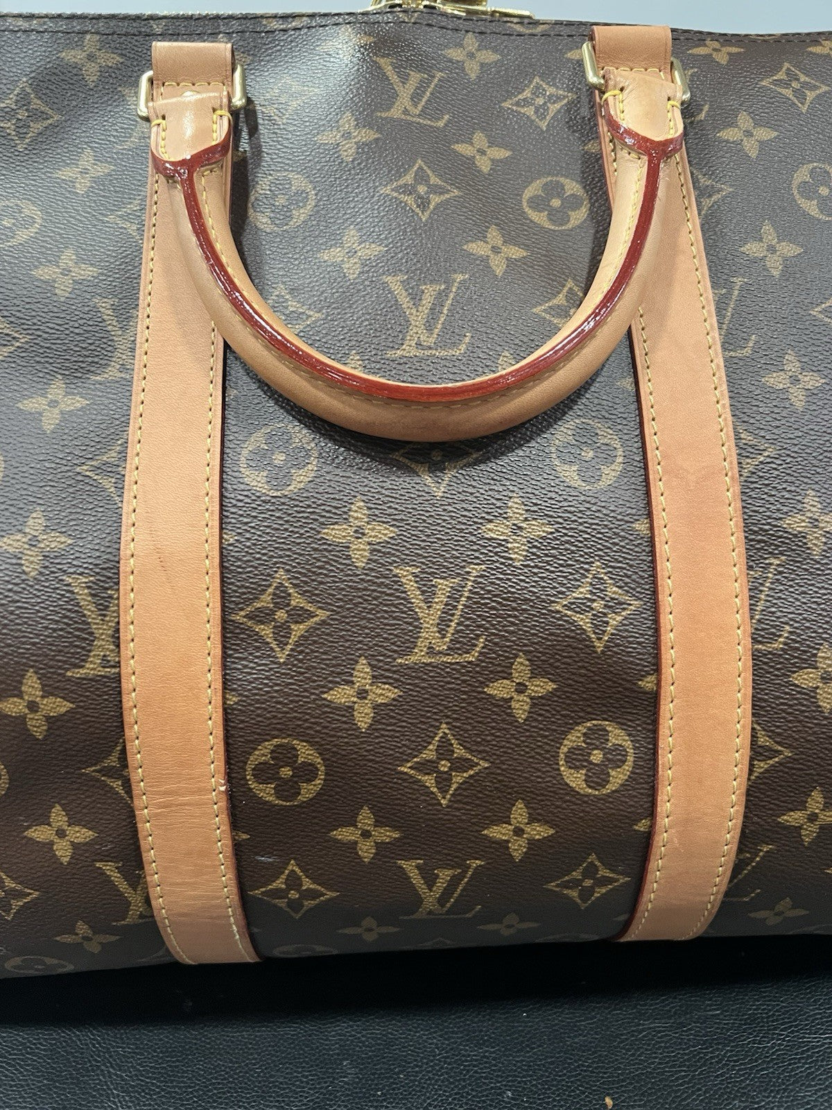 Louis Vuitton 2024 Monogram Keepall 55 With Duster Lock & Key
