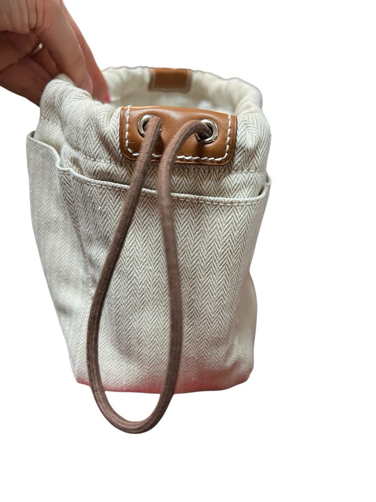 Hermes Cloth Fourbi 25 Pouch With Certificate Of Authenticity